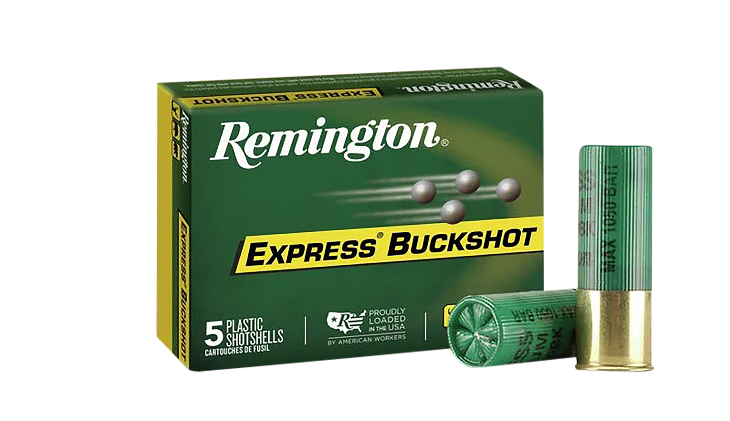 Remington Ammunition Express Buckshot 12 Gauge 2.75" 27 Pellet 4 Buck - Box or Case