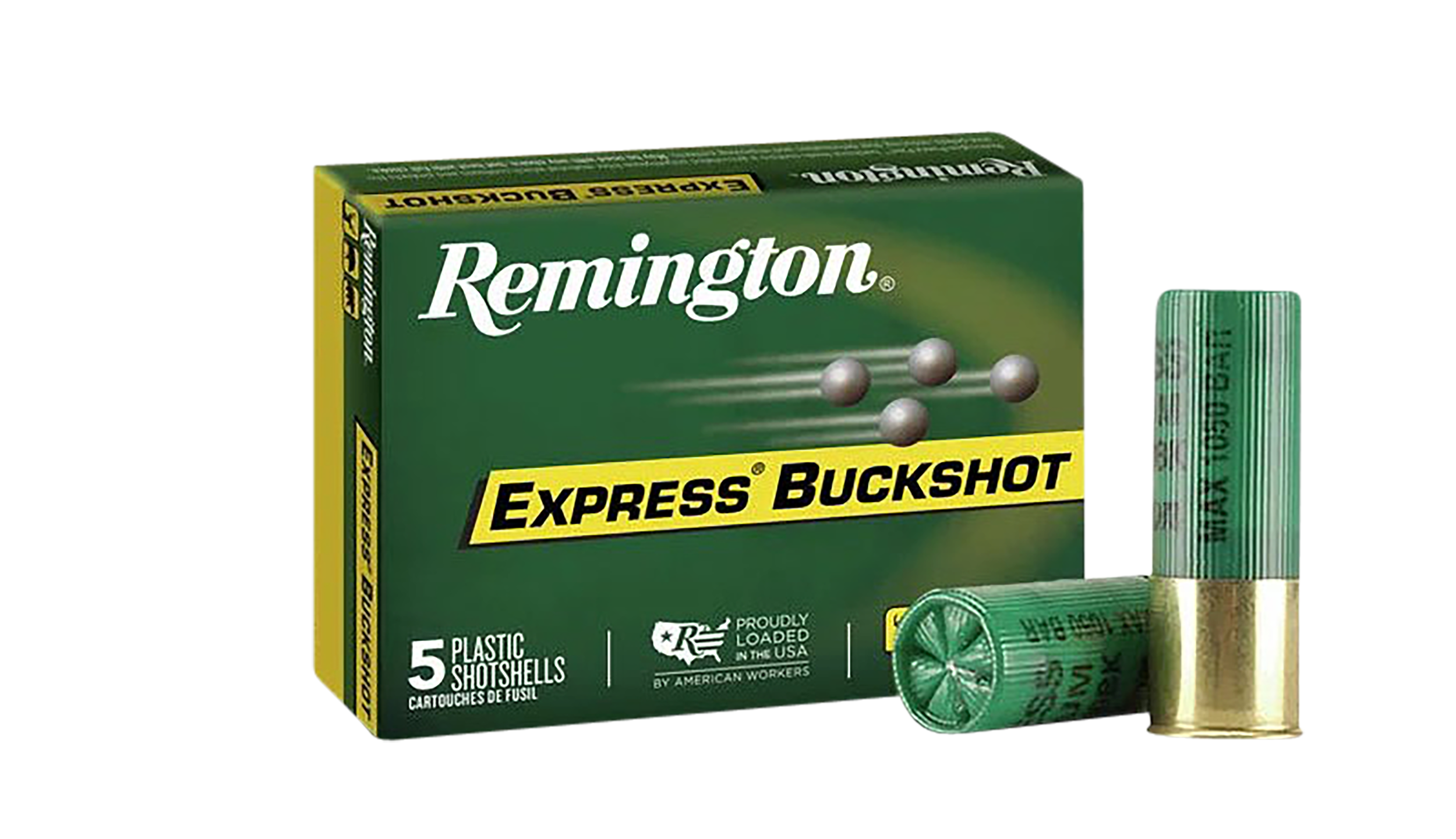 Remington Ammunition Express Buckshot 12 Gauge 3" 4 Buck 5 Rd Shotshell - Box or Case