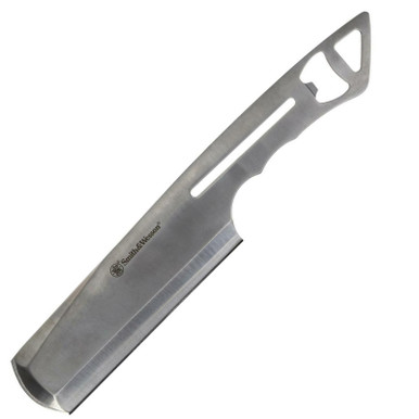Smith & Wesson Bullseye Fixed Blade Knife 10" Cleaver 3Cr13 Satin Blade 3Cr13 Handle Gray