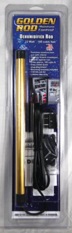 Lockdown Golden Rod 12" Dehumidifier Rod 110/120V Gold