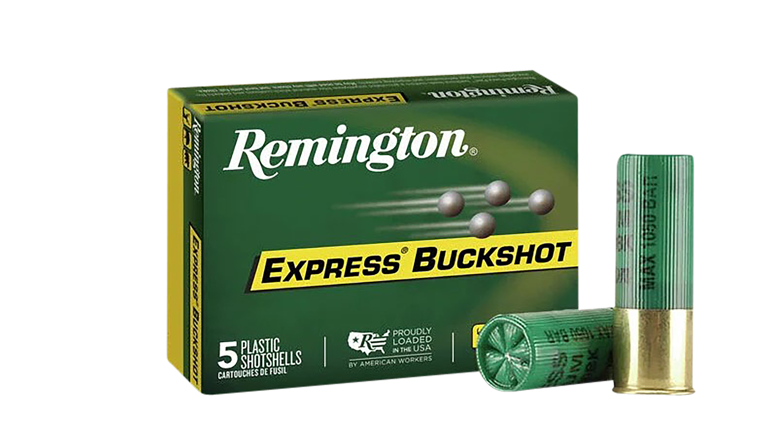 Remington Ammunition Express Buckshot 12 Gauge 2.75" 8 Pellets 000 Buck Shot - Box or Case