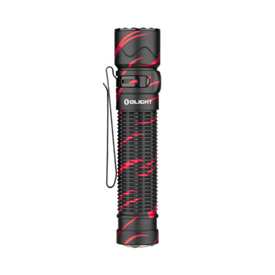 Olight Warrior Mini 2 Rechargeable LED Tactical Flashlight - 1750 Max Lumens, Black Lava
