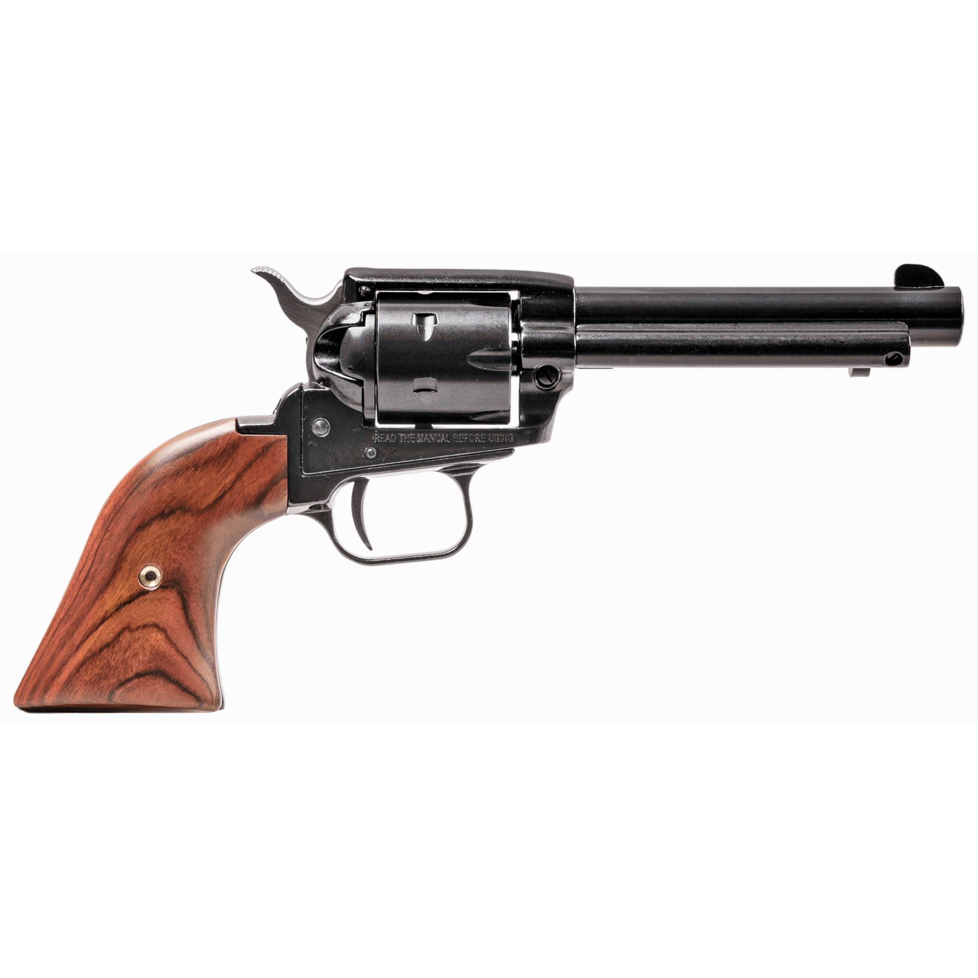 Heritage Rough Rider 22 LR Revolver 4.75” Wooden Grips