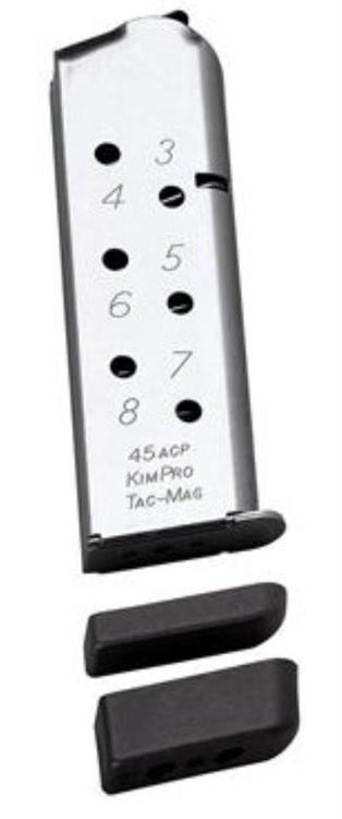Kimber 1911 Magazine KimPro Tac-Mag 8 Rd Full-length 45 ACP