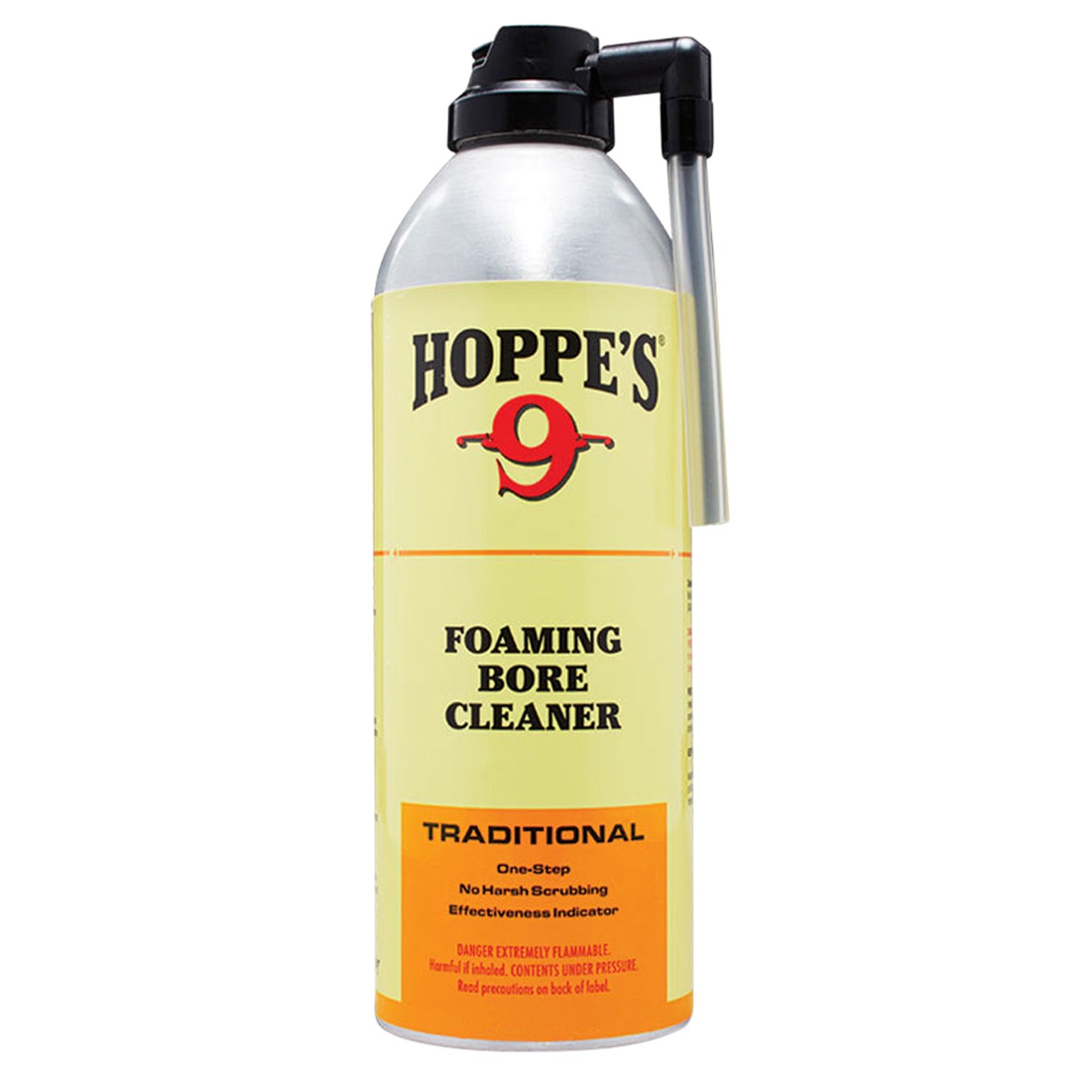 Hoppe’s 908 No. 9 Bore Cleaner Foam Style Cleaner Removes Copper & Powder Residue 12 oz. Spray Bottle