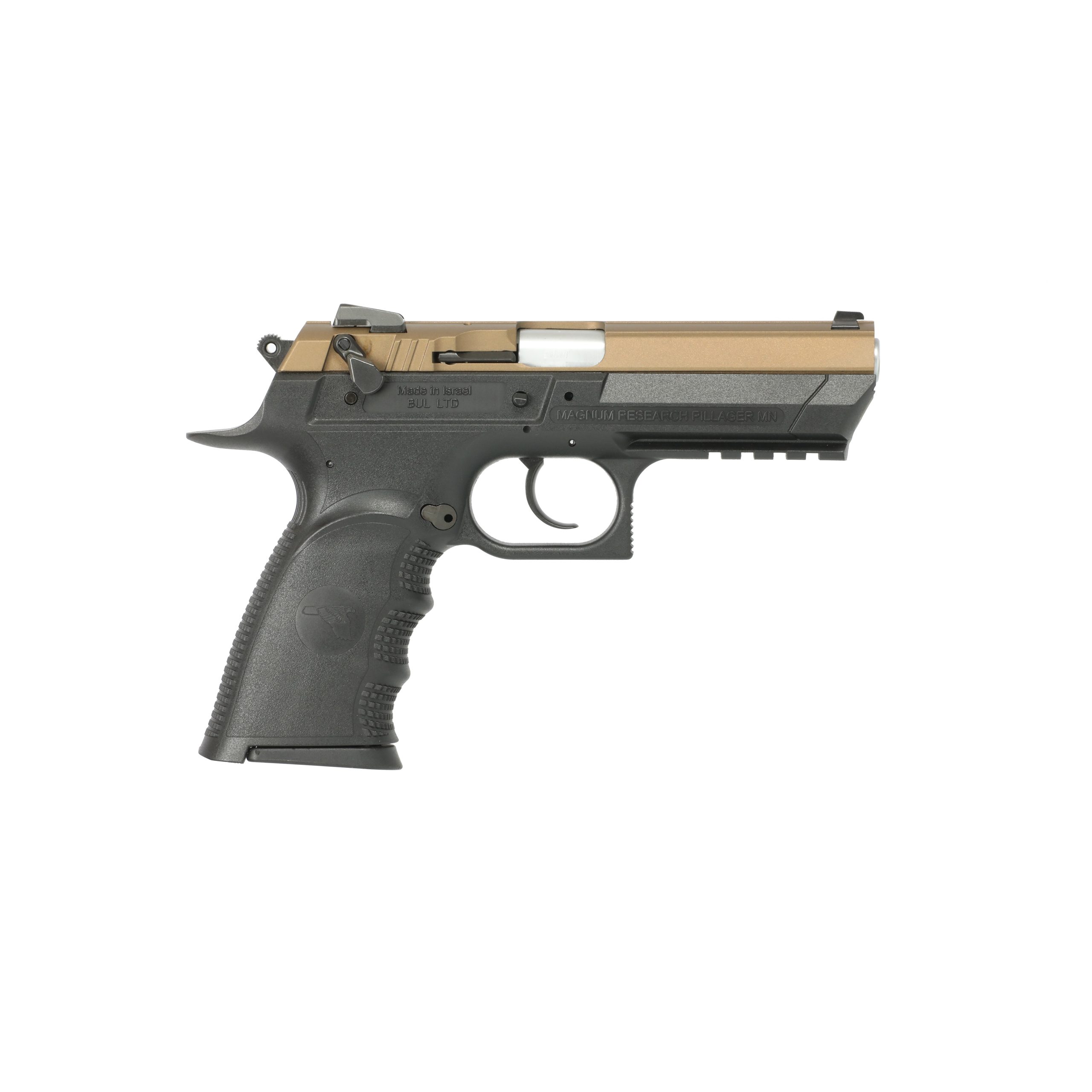 Magnum Research BE99153RLBB Baby Eagle III 9mm 15+1 4.43” Burnt Bronze Carbon Steel Slide Black Textured