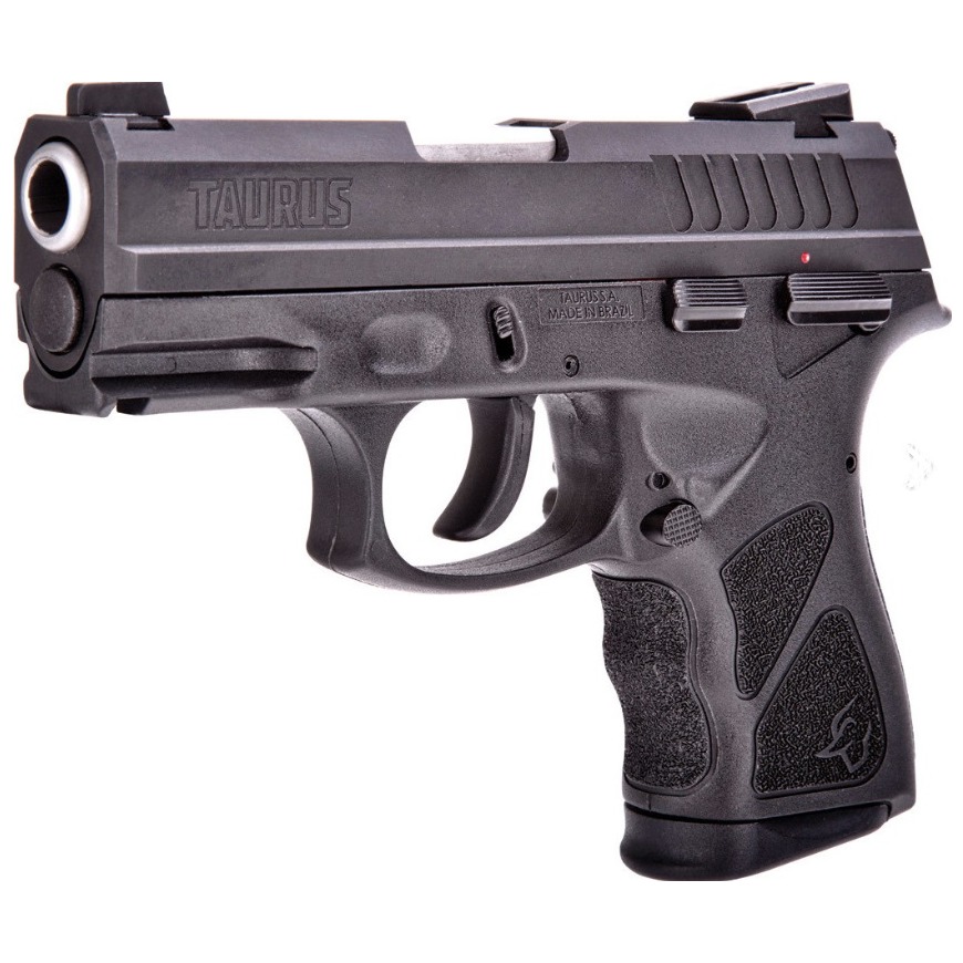 Taurus 1-TH40C031-10 TH Compact Frame 40 S&W 10+1 3.54” Matte Black Alloy Steel Serrated Slide, Black Polymer Frame