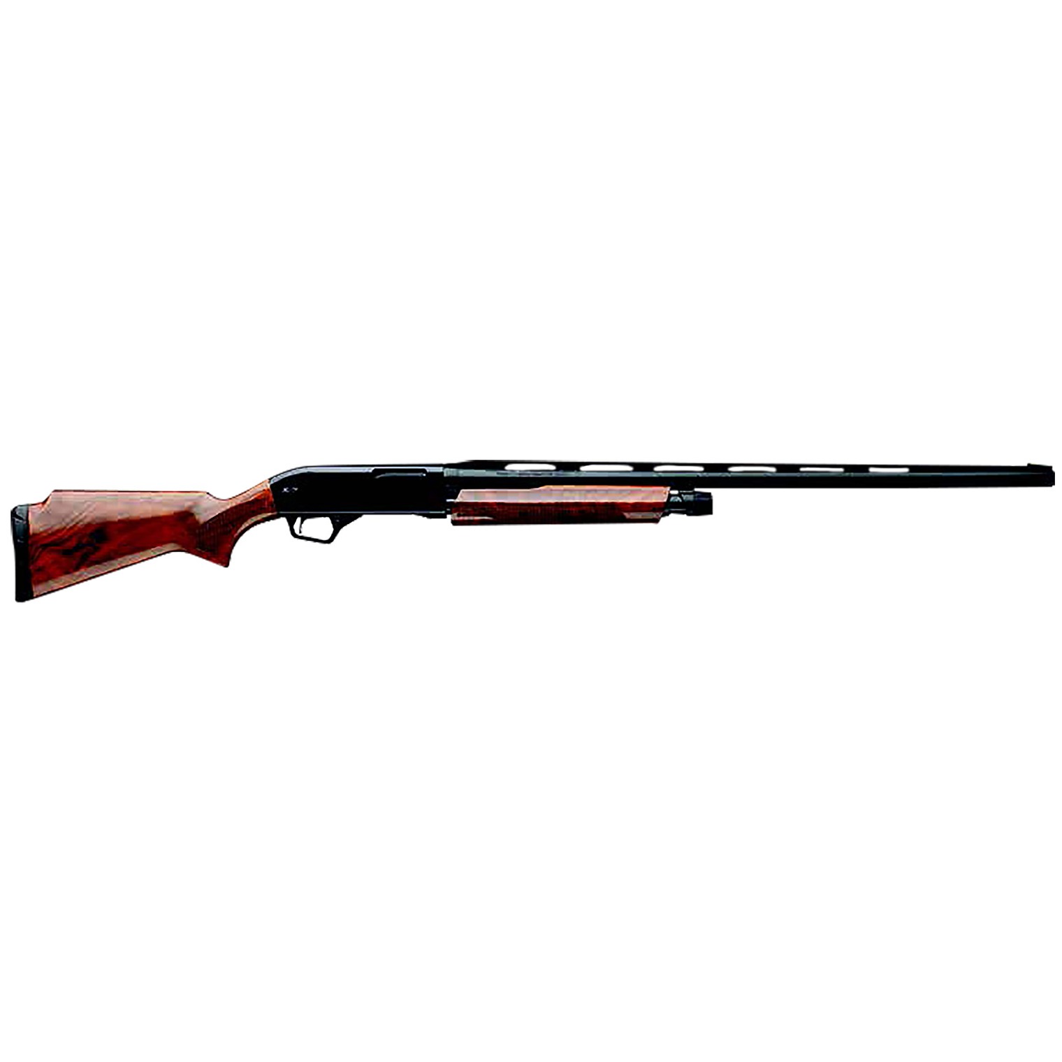 Winchester Repeating Arms 512467394 SXP High Grade Trap 12 Gauge Pump 3” 4+1 32” Gloss Black Vent Rib Barrel, Gloss Black Aluminum Receiver, Fixed w/Raised Comb Satin Turkish Walnut Stock