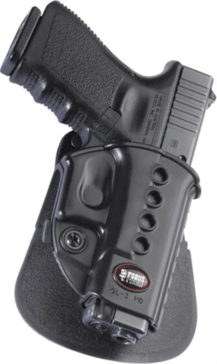 Fobus Evolution 2 Paddle Glock 17/19/22/23/26/27/33/34/35, Black, Right Hand