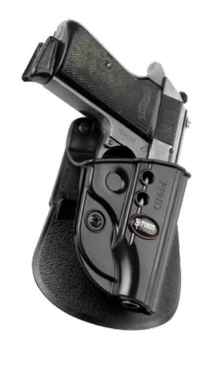 Fobus Evolution Paddle Holster, Fits Walther PPK, Right Hand, Kydex, Black