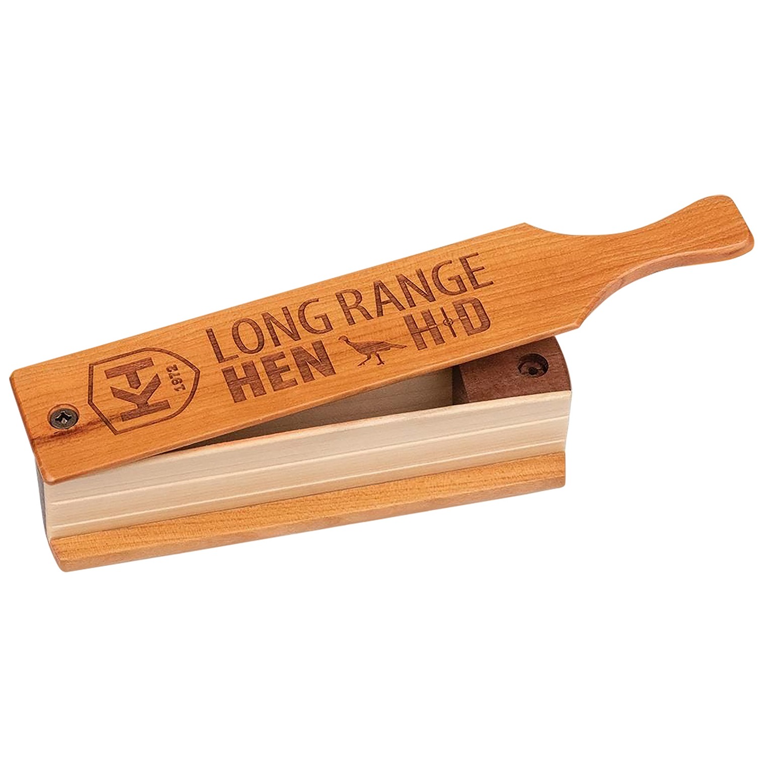 Knight & Hale KHT0207 HD Long Range Hen Box Call Turkey Sounds Cherry/Walnut