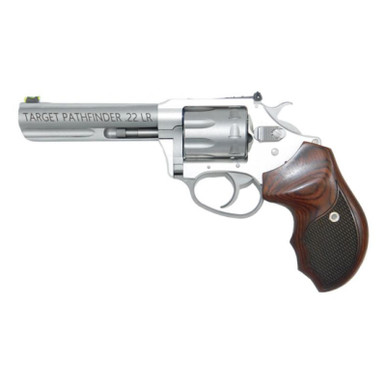 Charter Arms Pathfinder .22Lr, Rose Wood Grips 4.2" 8 Rnd