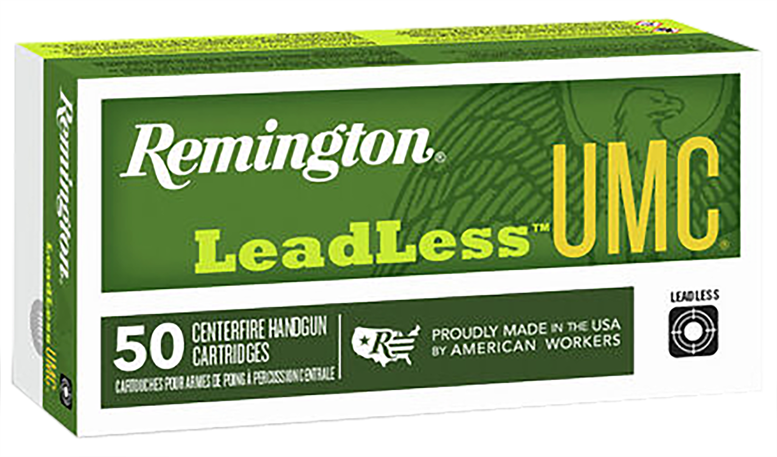 Remington Ammunition UMC Leadless 40 S&W 180gr Flat Nose Enclosed Base - Box or Case