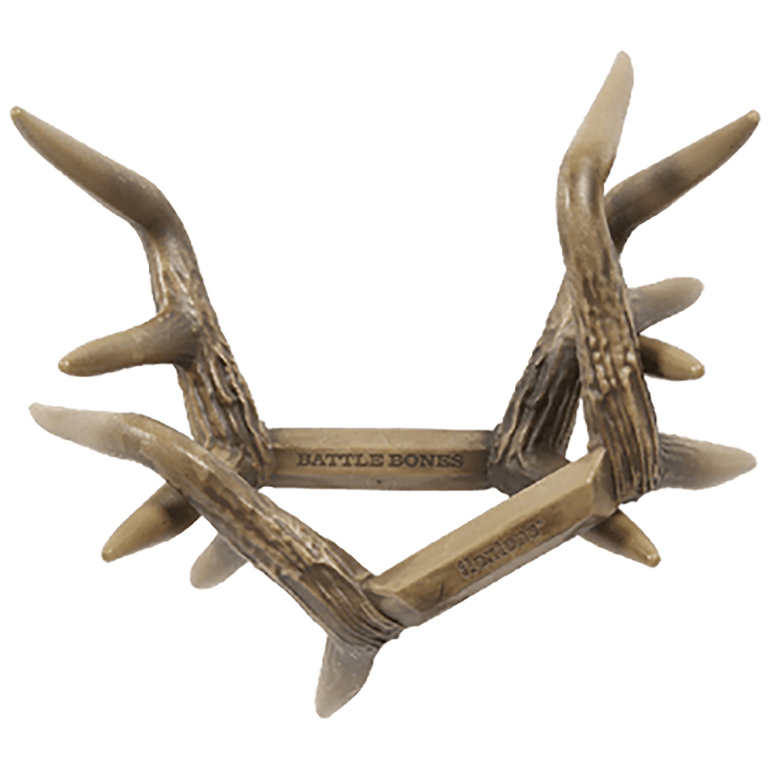 Flextone FLX-FLXDR064 Battle Bones Rattling Antlers Attracts Deer Species Brown