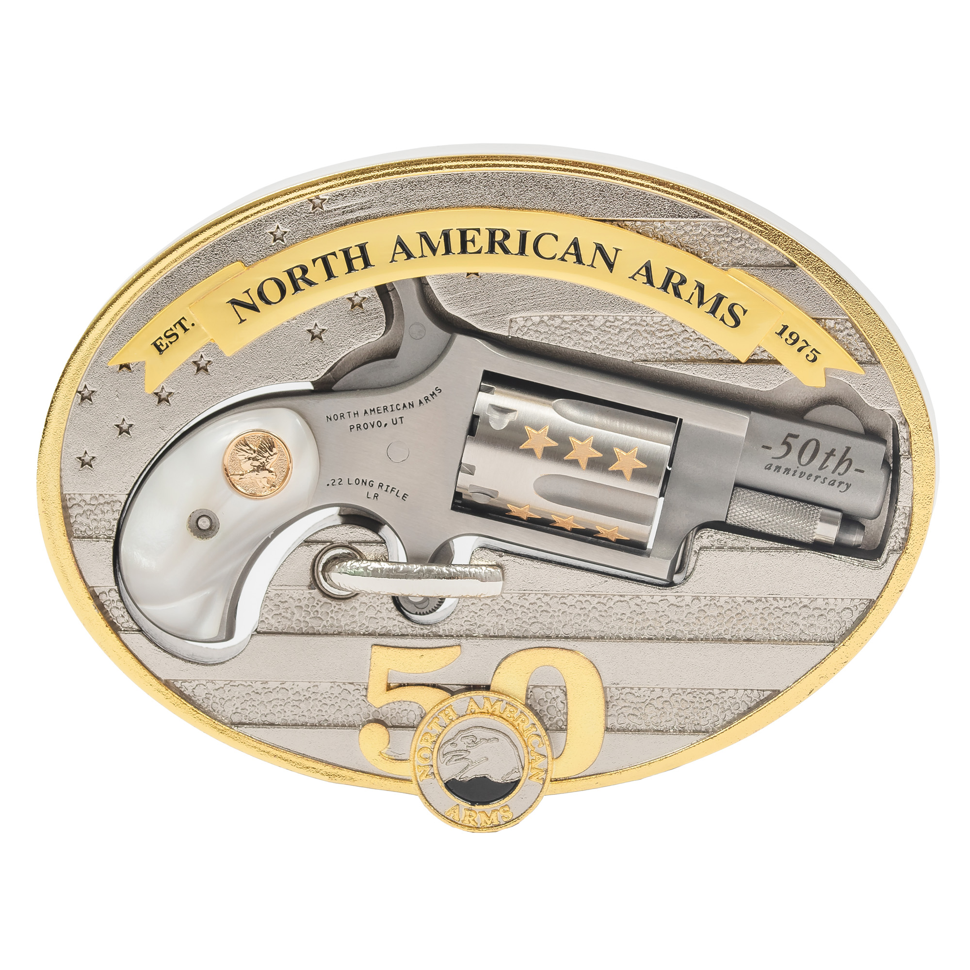 NAA 22LR-BBO-50 22LR MINI 1 1/8 BARREL W/BBO 50TH