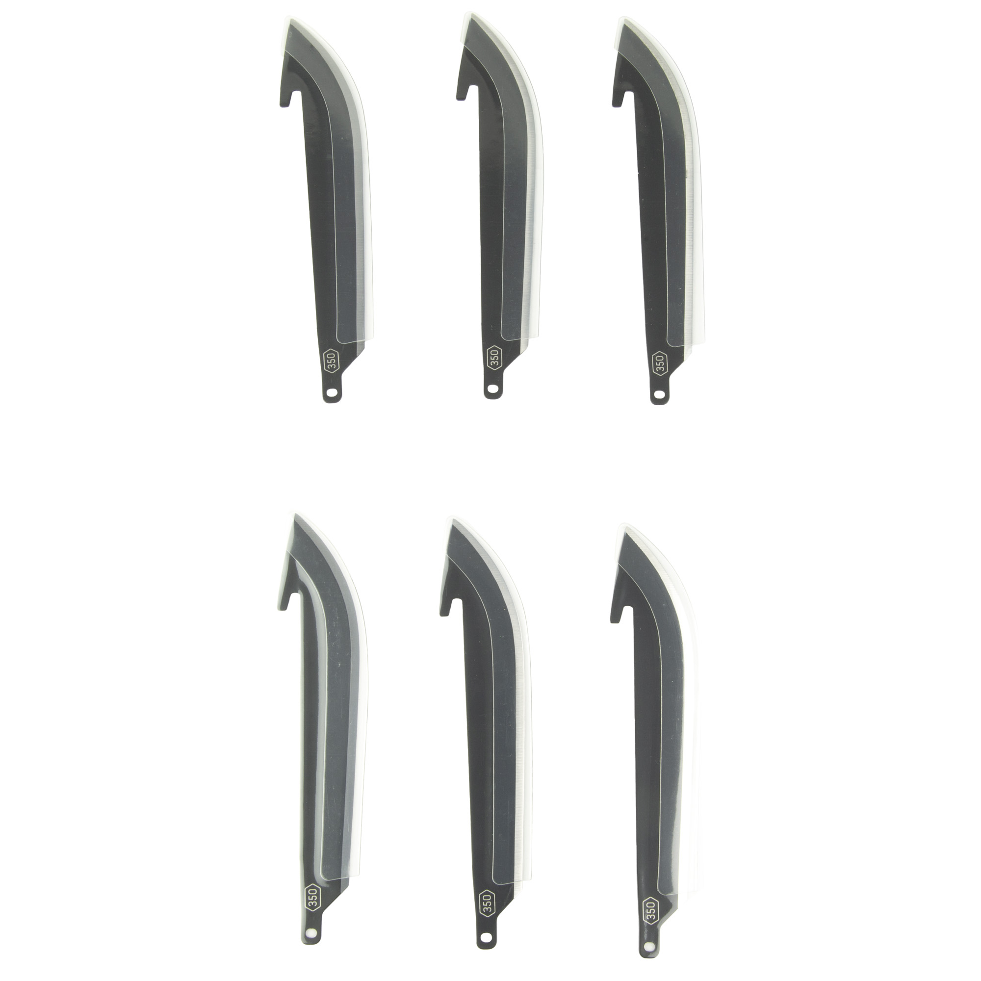Outdoor Edge RR35K6C 3.50” Drop Point Plain 420J2 SS Blade 6 Blades