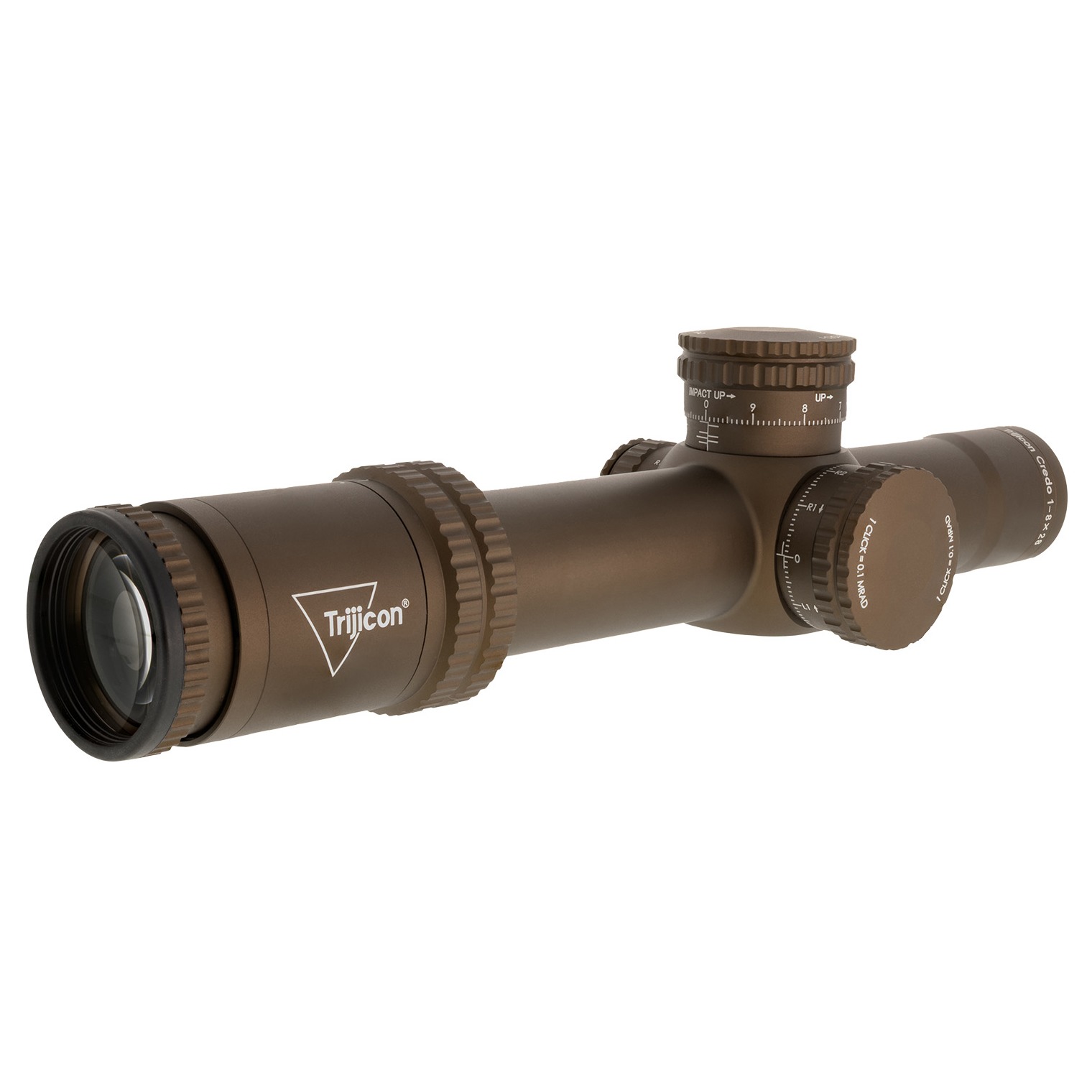Trijicon 2900055 Credo Coyote Brown 1-8x 105.80-13.20ft @100yds 34mm Tube
