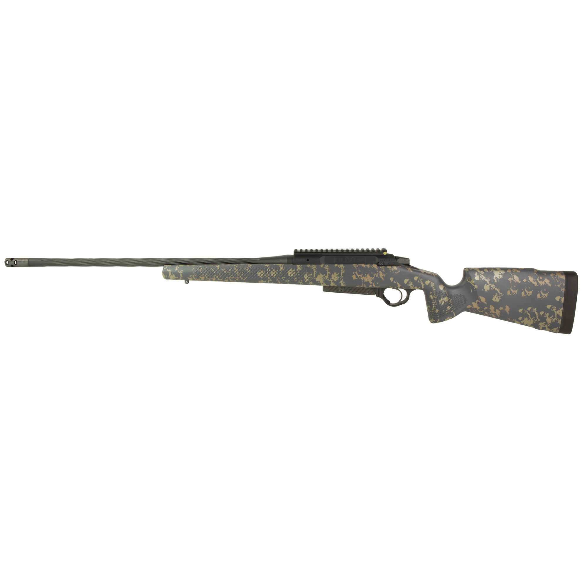 Seekins Precision 0011710083DS Havak Element 300 PRC 3+1 22” Fluted, Black Barrel/Rec, Desert Shadow Camo Synthetic Stock, Scope Mount