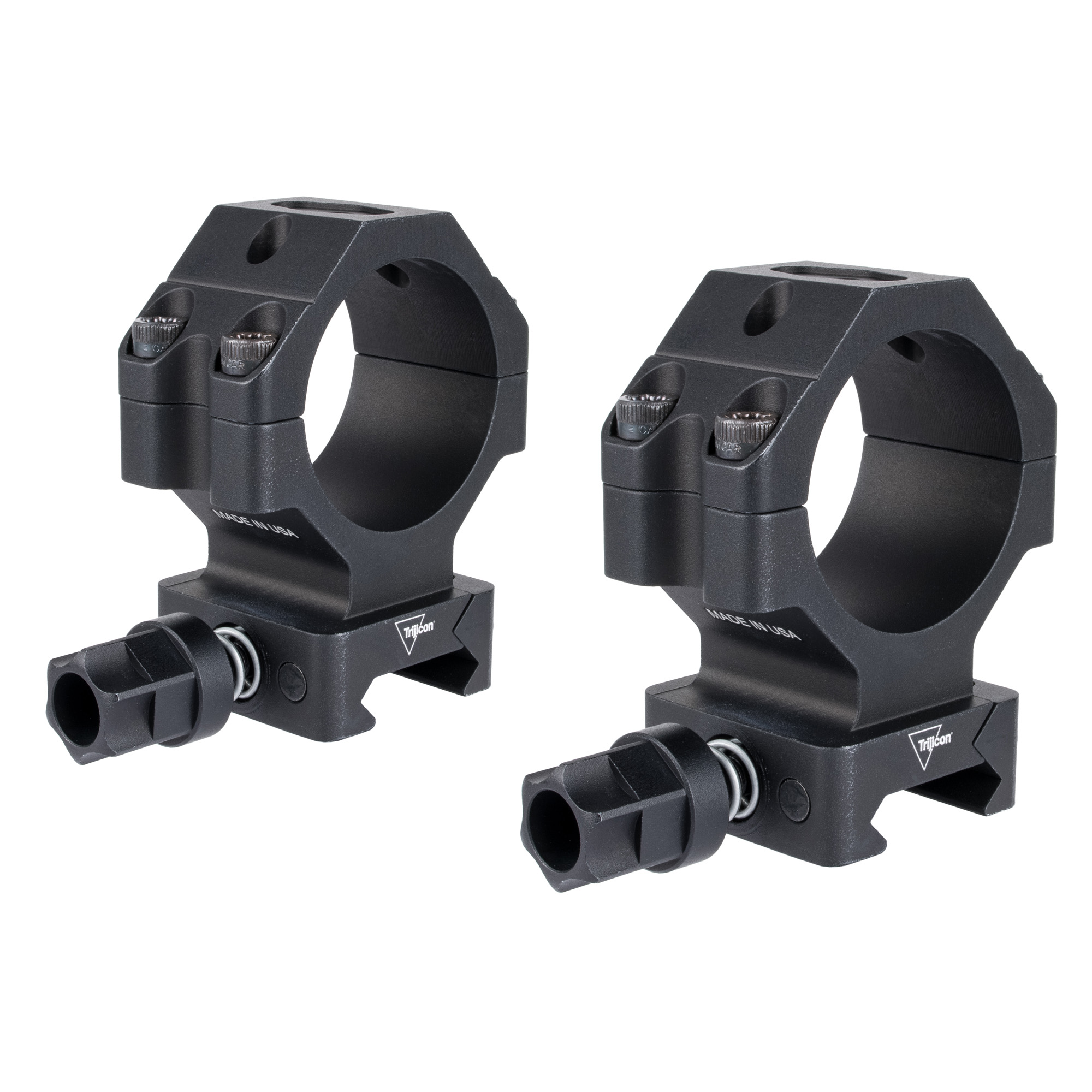 Trijicon AC22066 Scope Rings with Q-LOC Technology Matte Black 30mm High