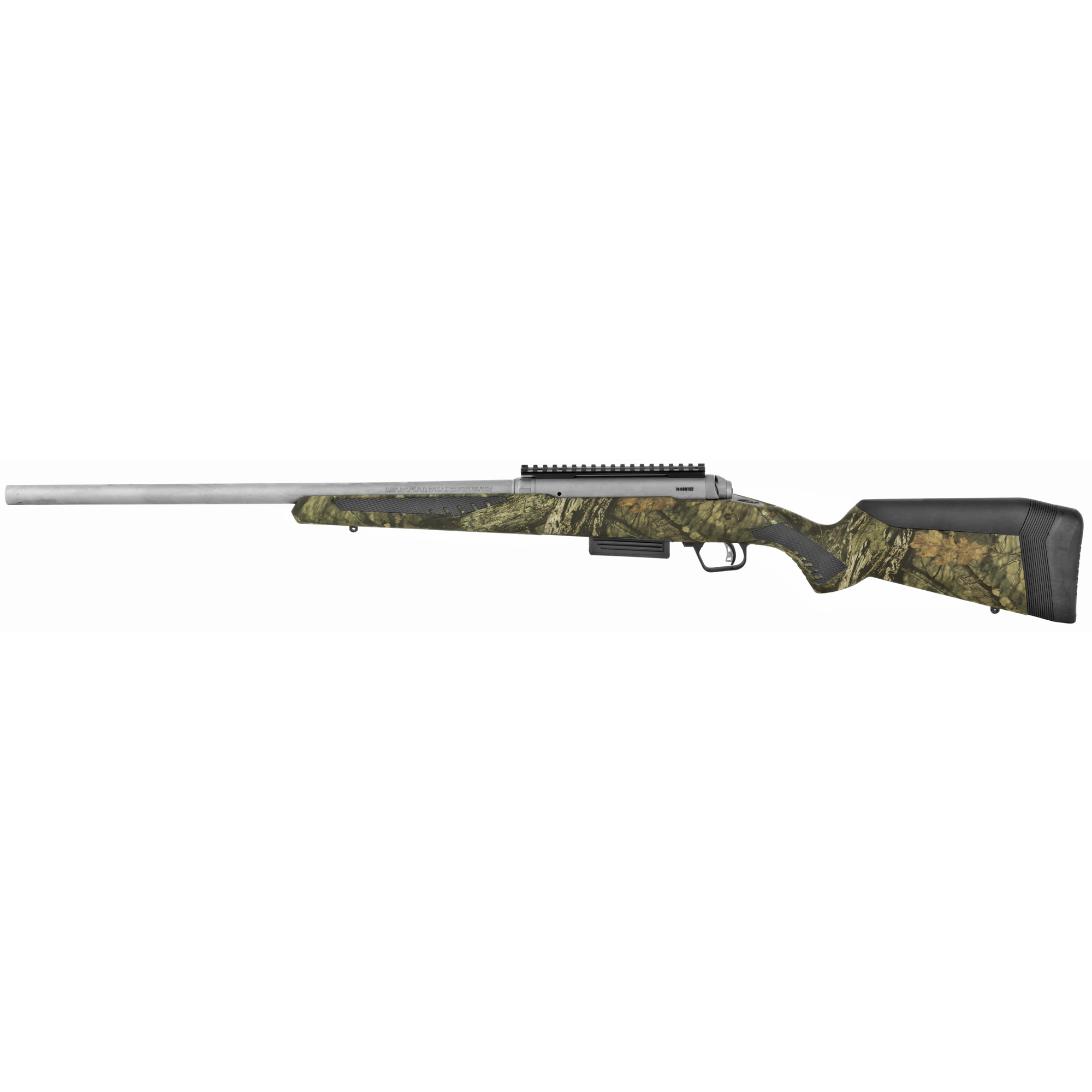 Savage 220 Slug Gun 20 Gauge Bolt Action Shotgun 22” 2rd 3” Matte Stainless/Mossy Oak Break-Up Country Fixed AccuStock with AccuFit Stock