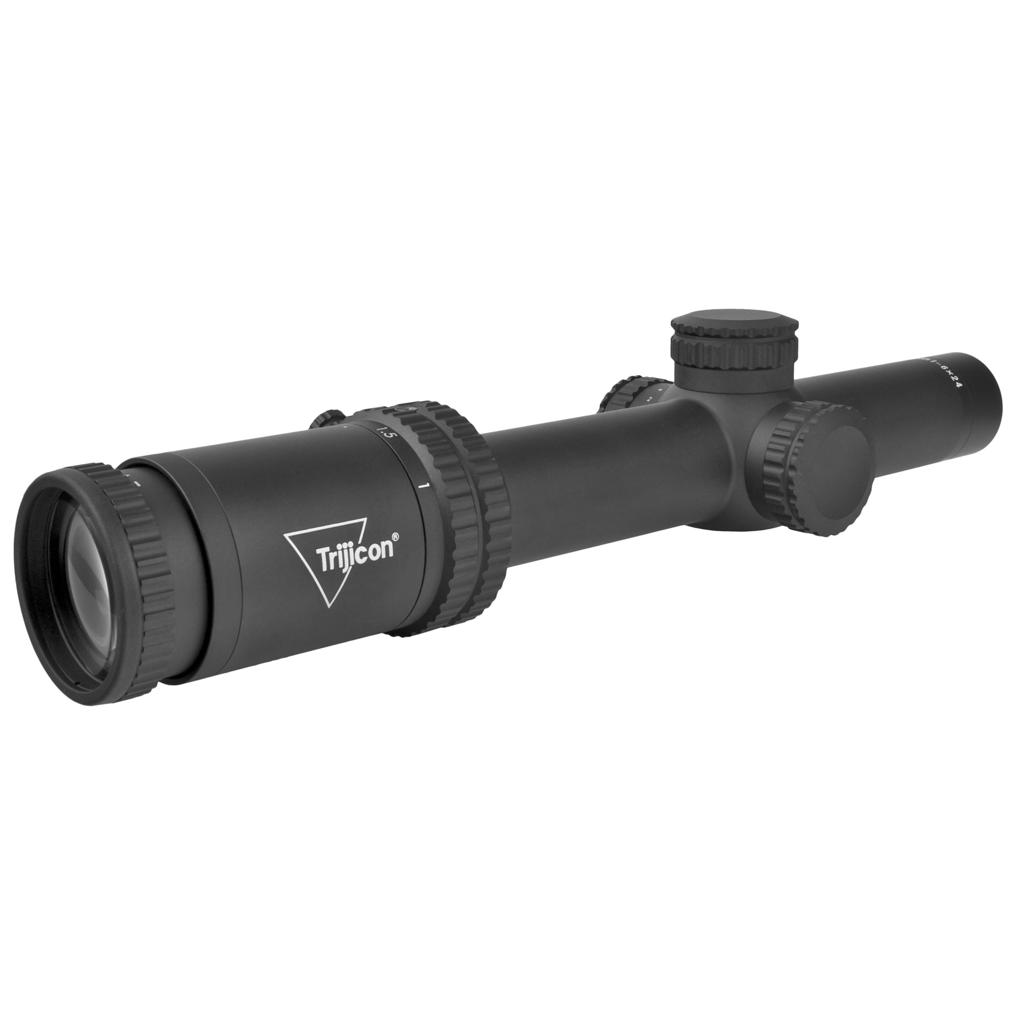Trijicon 2900015 Credo Matte Black 1-6x24mm 30mm Tube LED Illuminated BDC Red Segmented Circle .223 55gr Reticle