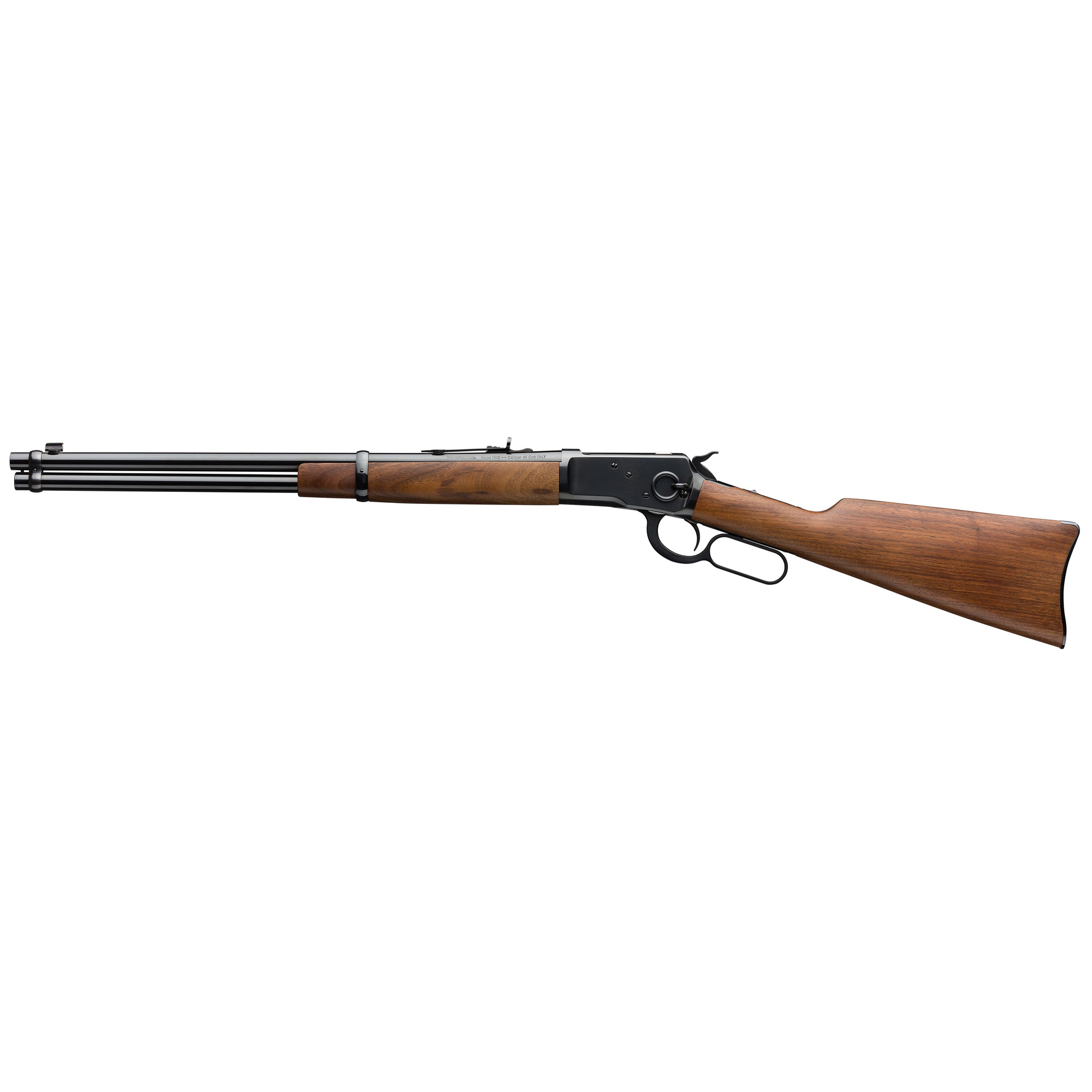 Winchester Repeating Arms 534177124 Model 1892 Carbine Full Size 44 Rem Mag 10+1 20” Brushed Polish Blued Steel Barrel, Drilled & Tapped Steel Receiver, Black Walnut Straight Grip Synthetic Stock