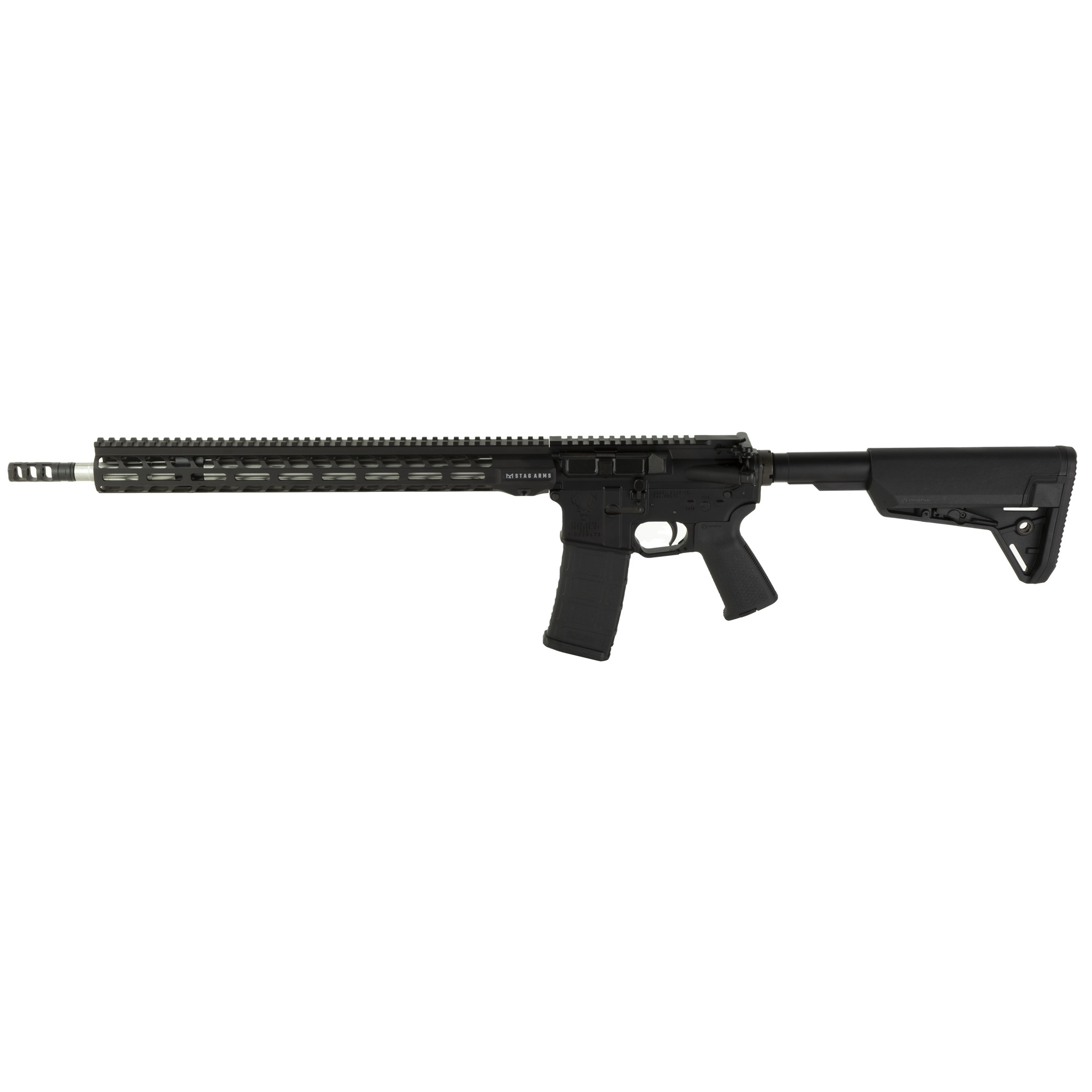 Stag Arms STAG15010611 Stag 15 3Gun Elite 5.56x45mm NATO 18” 30+1 Black Hard Coat Anodized Rec Black Adjustable Magpul SL-S Stock Black Magpul MOE Grip Left Hand