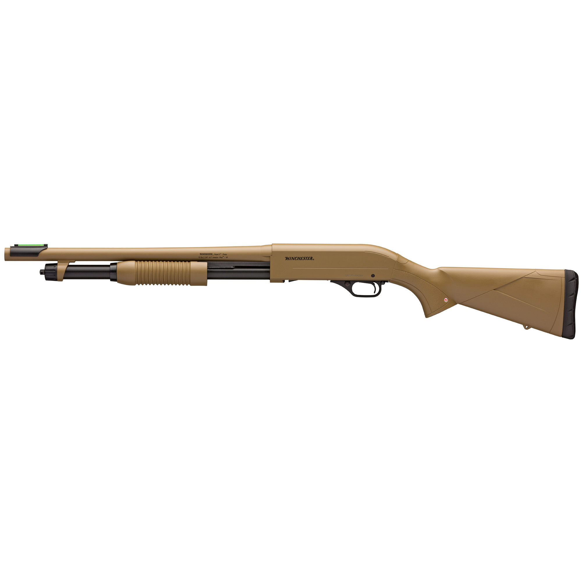 Winchester Repeating Arms 512326395 SXP Defender 12 Gauge 18” 5+1 3” Overall Flat Dark Earth Right Hand (Full Size) Includes 1 Invector-Plus Choke