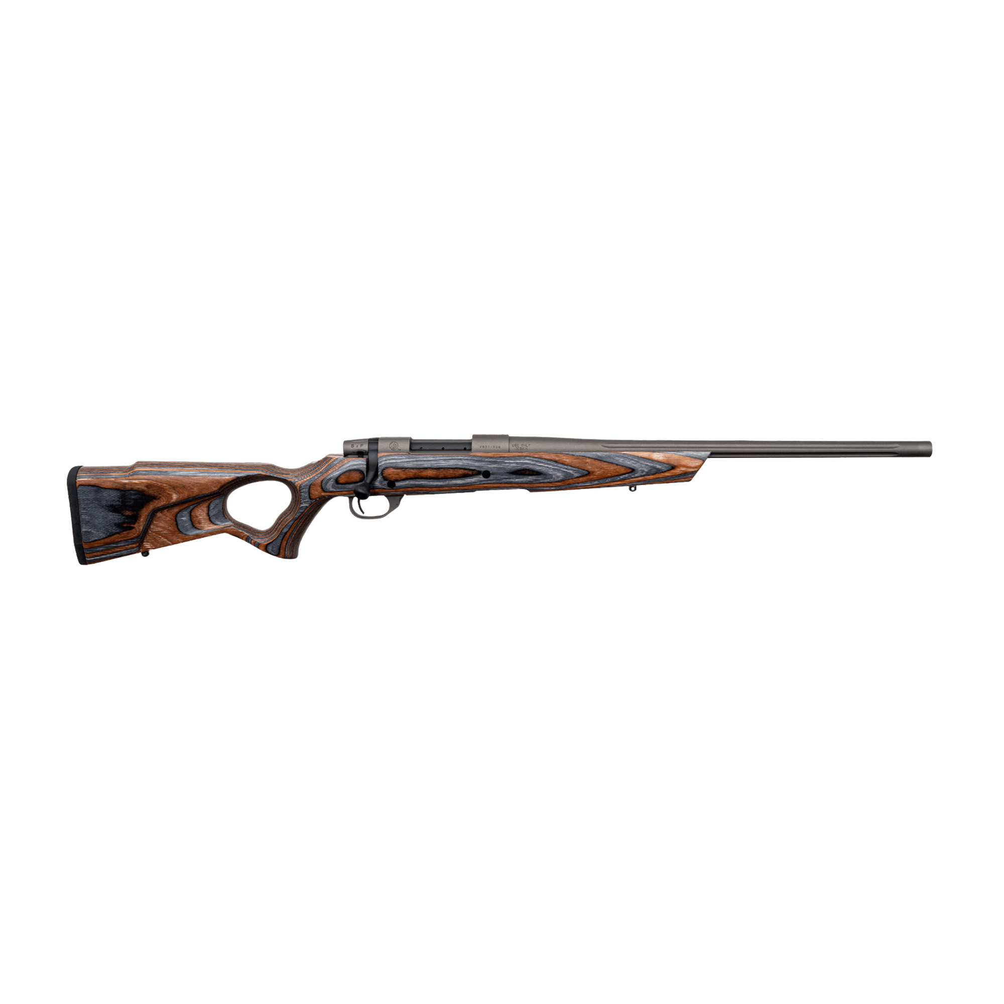 Weatherby VHB308NR0T Vanguard Spike Camp 308 Win 4+1 20” Tungsten Gray Cerakote #3 Fluted Threaded Barrel, Tungsten Gray Cerakote Drilled & Tapped Steel Receiver, Boyd’s Fixed Thumbhole Laminate Stock