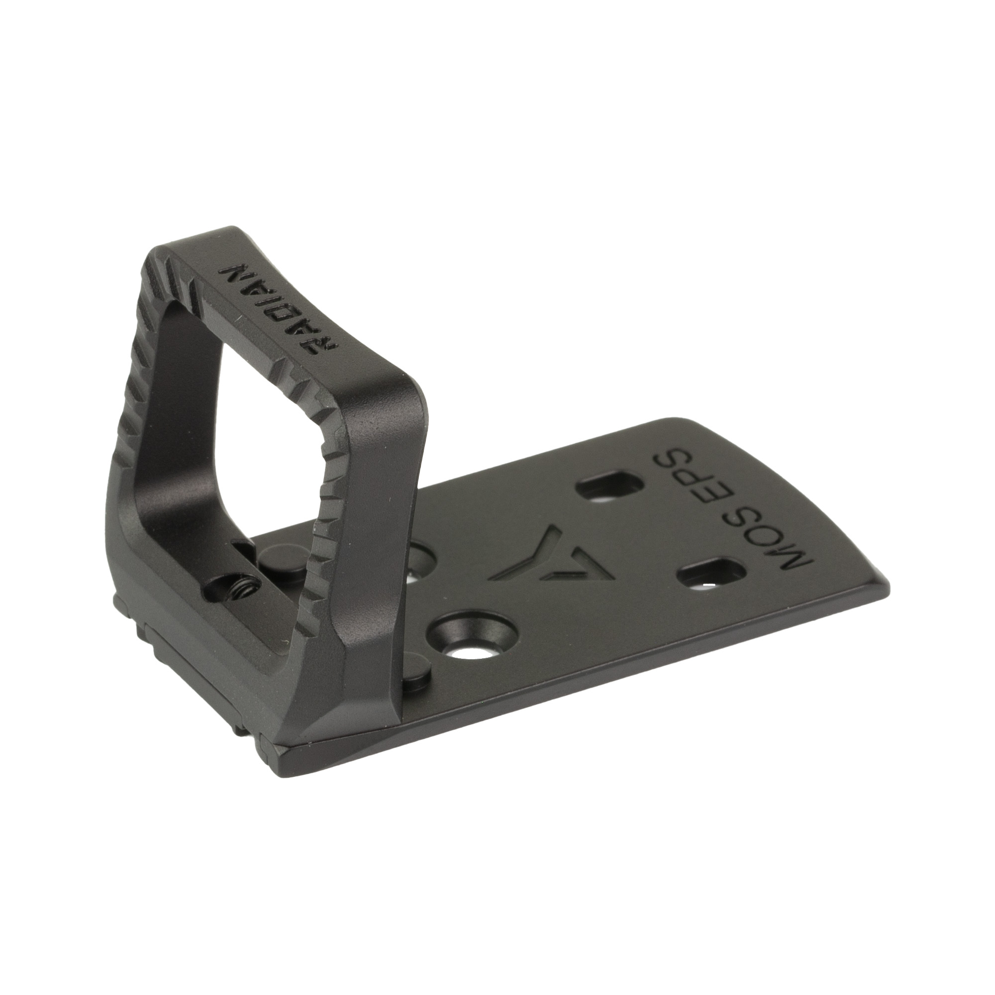 Radian Weapons G1502 Guardian Optic Guard w/Stealth Sights Black Anodized Hardcoat Aluminum EPS Mount Compatible w/Glock MOS Handgun