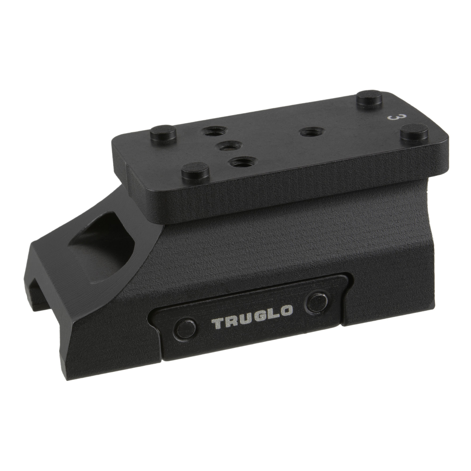 TruGlo TGTG8977B Universal Red Dot Sight Riser Black Anodized