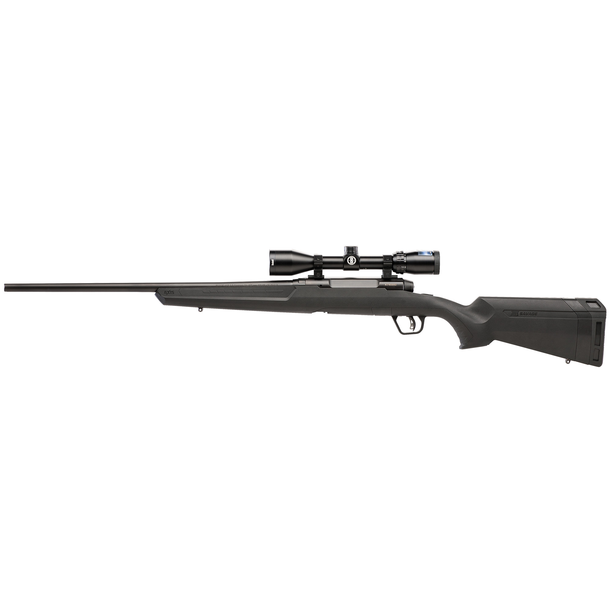 Savage Arms 58123 Axis XP Full Size 400 Legend 4+1 18” Carbon Steel Barrel, Black, Drilled & Tapped Rec, Synthetic Stock, Weaver 3-9x40mm Scope