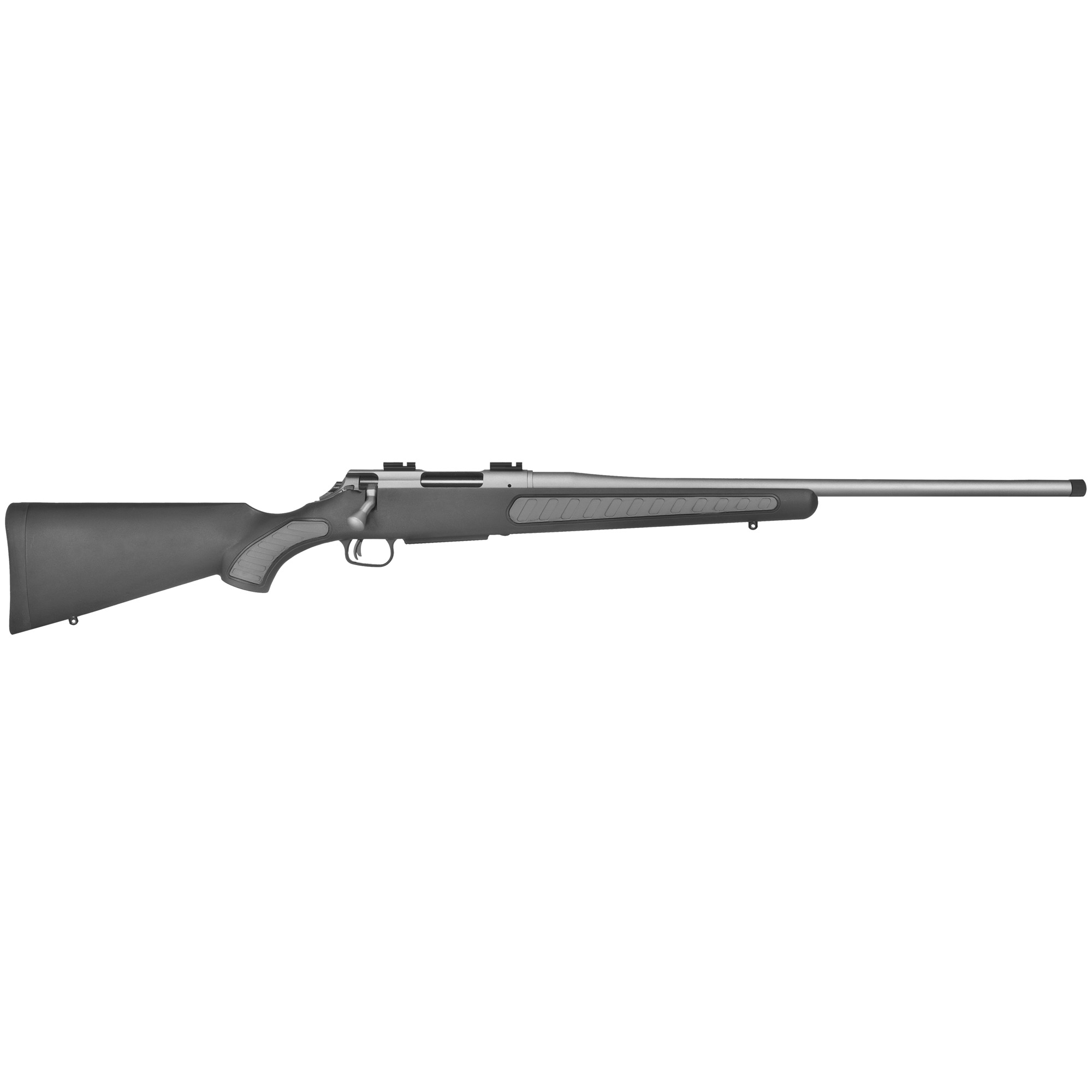 T/C Arms 12600 Venture II 300 Win Mag Caliber with 3+1 Capacity, 24” Barrel, Silver Weather Shield Metal Finish & Gray Paneled Black Weathershield Synthetic Stock Right Hand (Full Size)