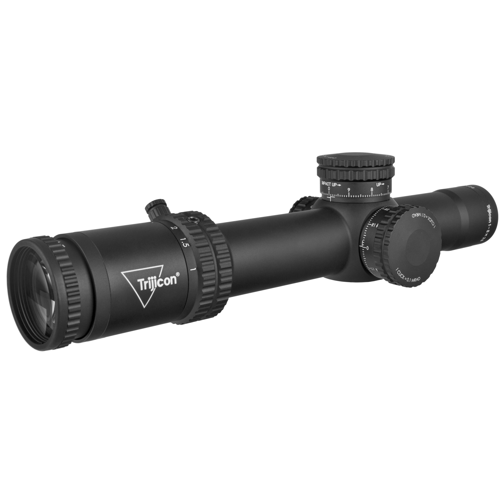 Trijicon 2900032 Credo Matte Black 1-8x28mm 34mm Tube LED Illuminated Red/Green MRAD Segmented Circle Reticle