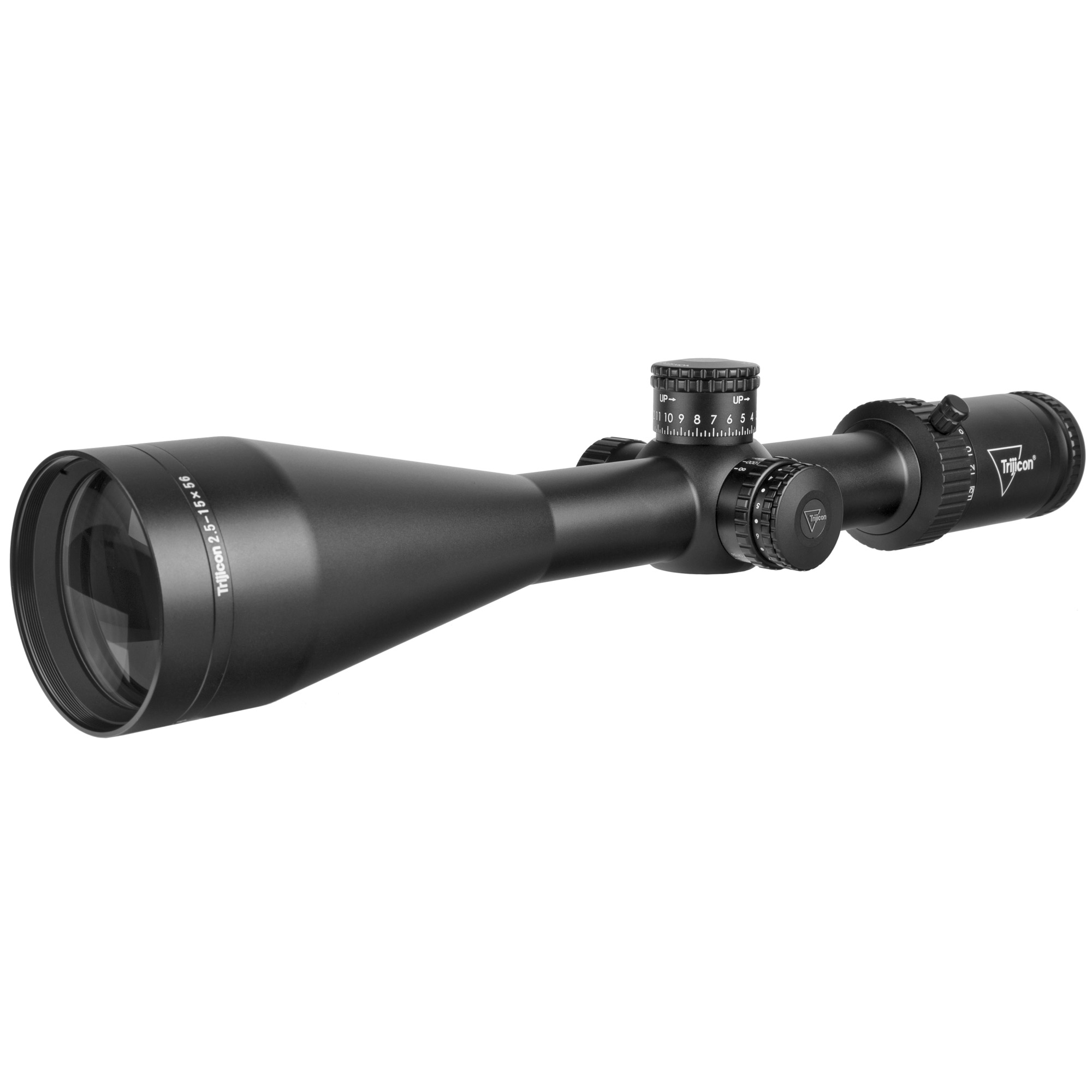Trijicon 2900035 Credo HX Satin Black 2.5-15x56mm 30mm Tube LED Illuminated Red MOA Center Dot Reticle