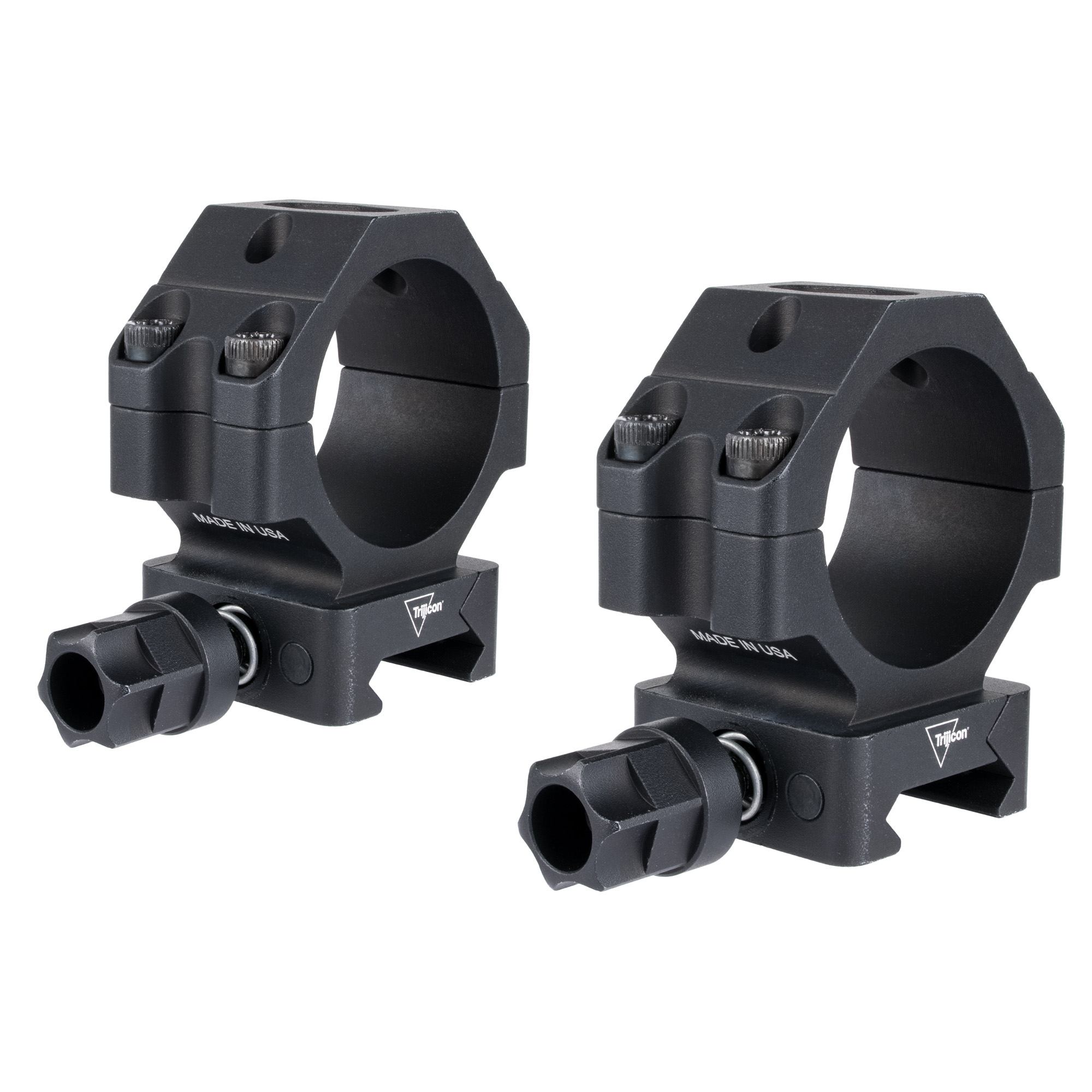 Trijicon AC22065 Scope Rings with Q-LOC Technology Matte Black Aluminum 30mm Tube Medium
