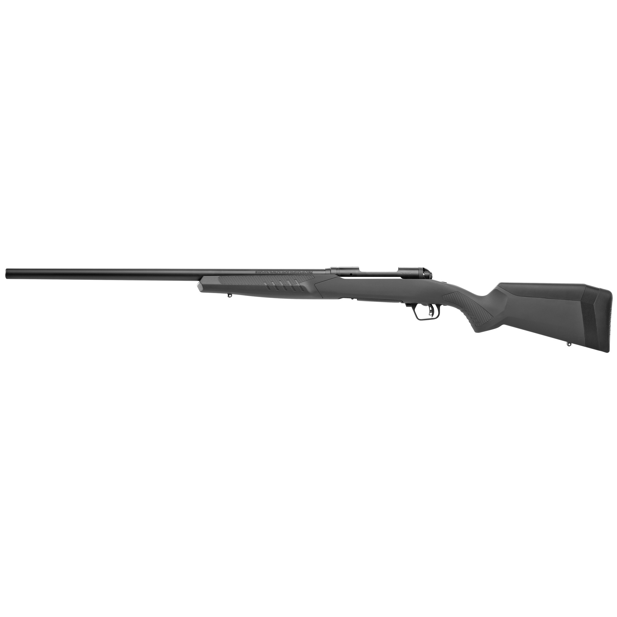 Savage Arms 57066 110 Varmint Full Size 223 Rem 4+1 26” Matte Black Heavy Button Rifled Barrel, Matte Black Drilled & Tapped Carbon Steel Receiver, Adj AccuStock Matte Gray Synthetic Stock, Right Hand