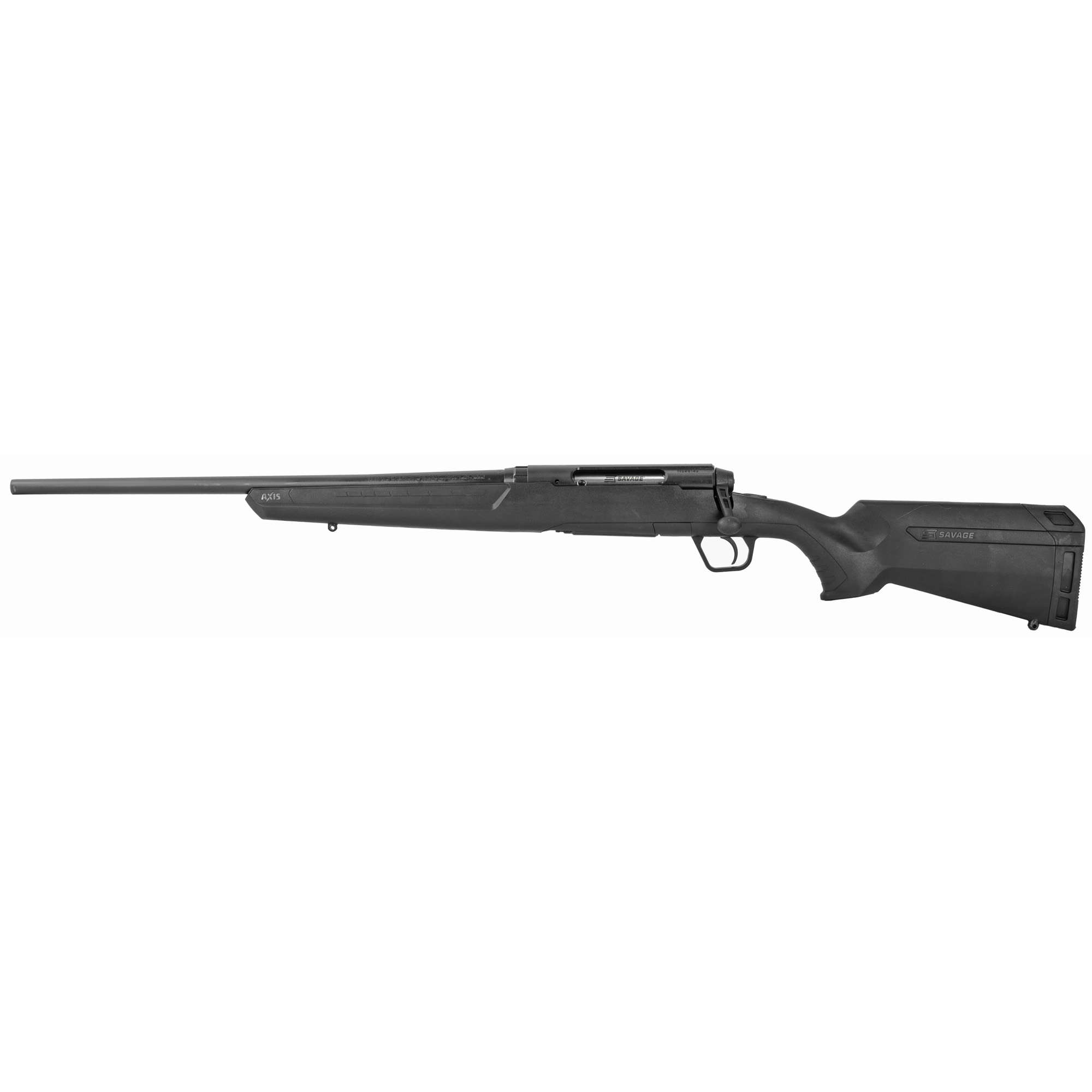 Savage Arms 57242 Axis Compact Compact 243 Win 4+1 20” Matte Black Button-Rifled Barrel, Drilled & Tapped Carbon Steel Receiver, Matte Black Fixed Synthetic Stock, Left Hand