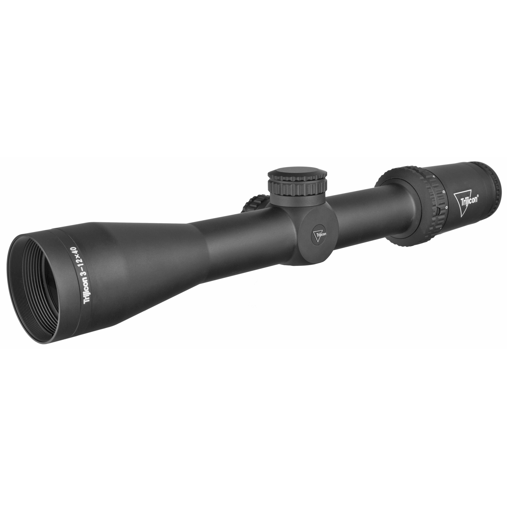 Trijicon 2800002 Ascent 3-12x 40mm Obj 36.30-9.10 ft @ 100 yds FOV 30mm Tube Matte Black Finish BDC Target Holds