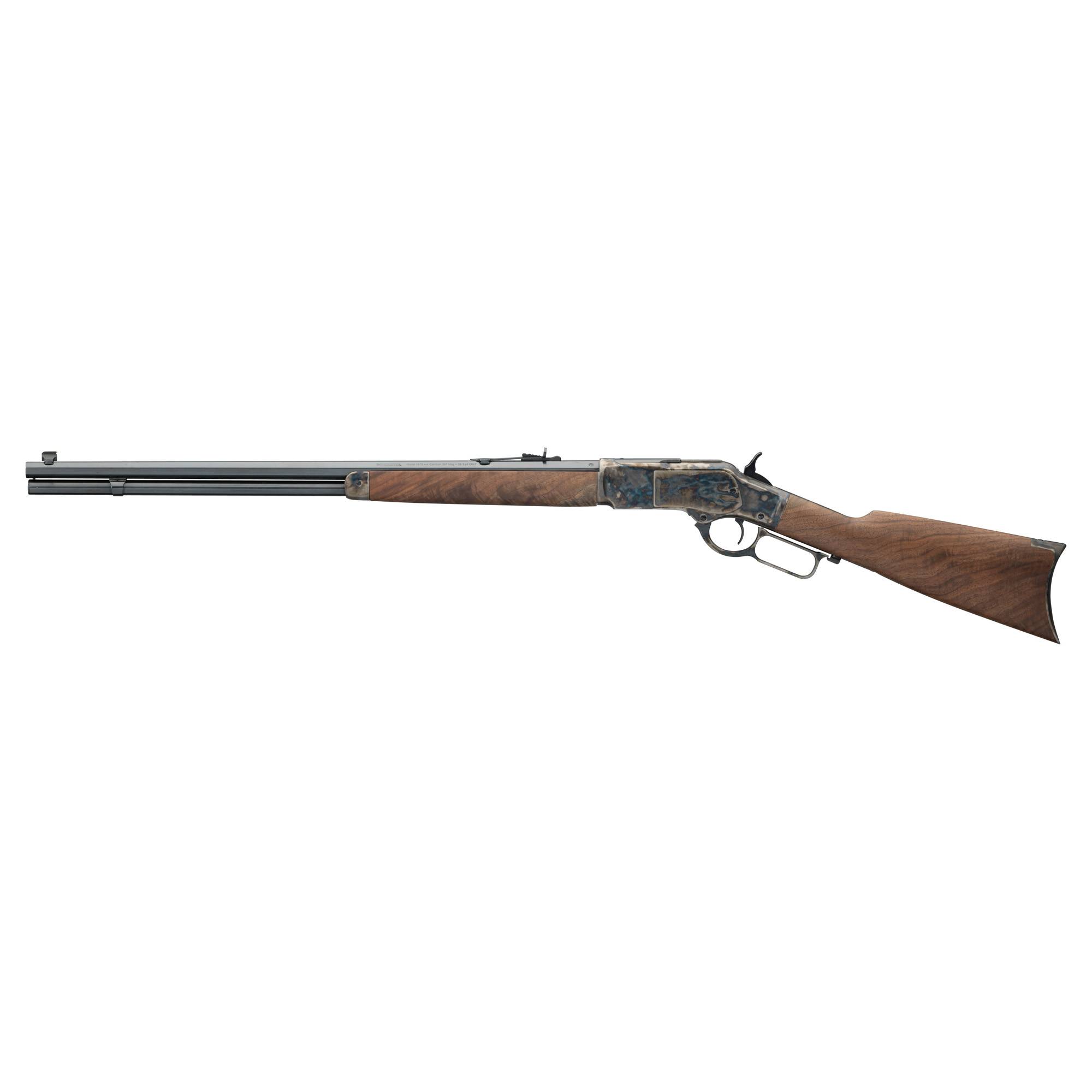 Winchester Guns 534217140 Model 1873 Sporter 44-40 Win 13+1 Cap 24” Octagon Barrel Color Case Hardened Rec Satin Oiled Walnut Fixed Straight Grip Stock Right Hand (Full Size)