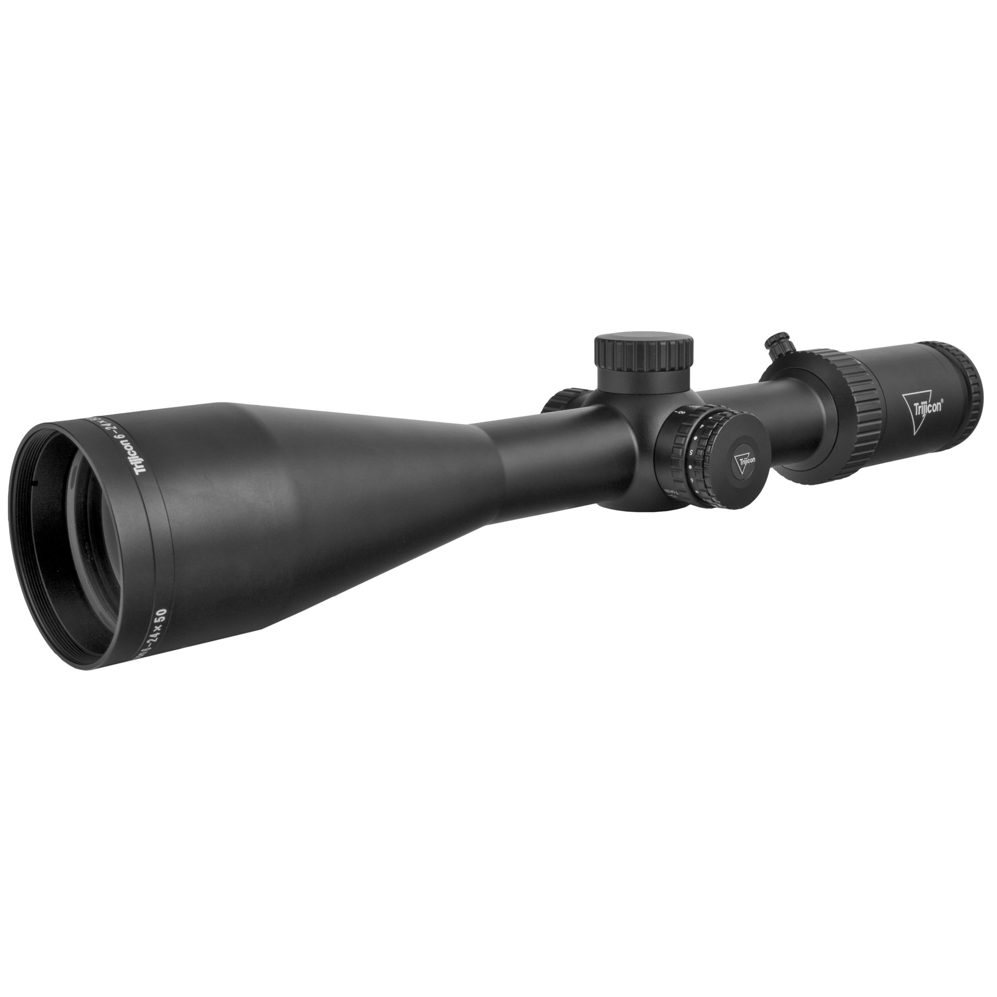 Trijicon 3000003 Tenmile HX Satin Black 6-24x50mm 30mm Tube LED Illuminated MOA Ranging w/Red Dot Reticle