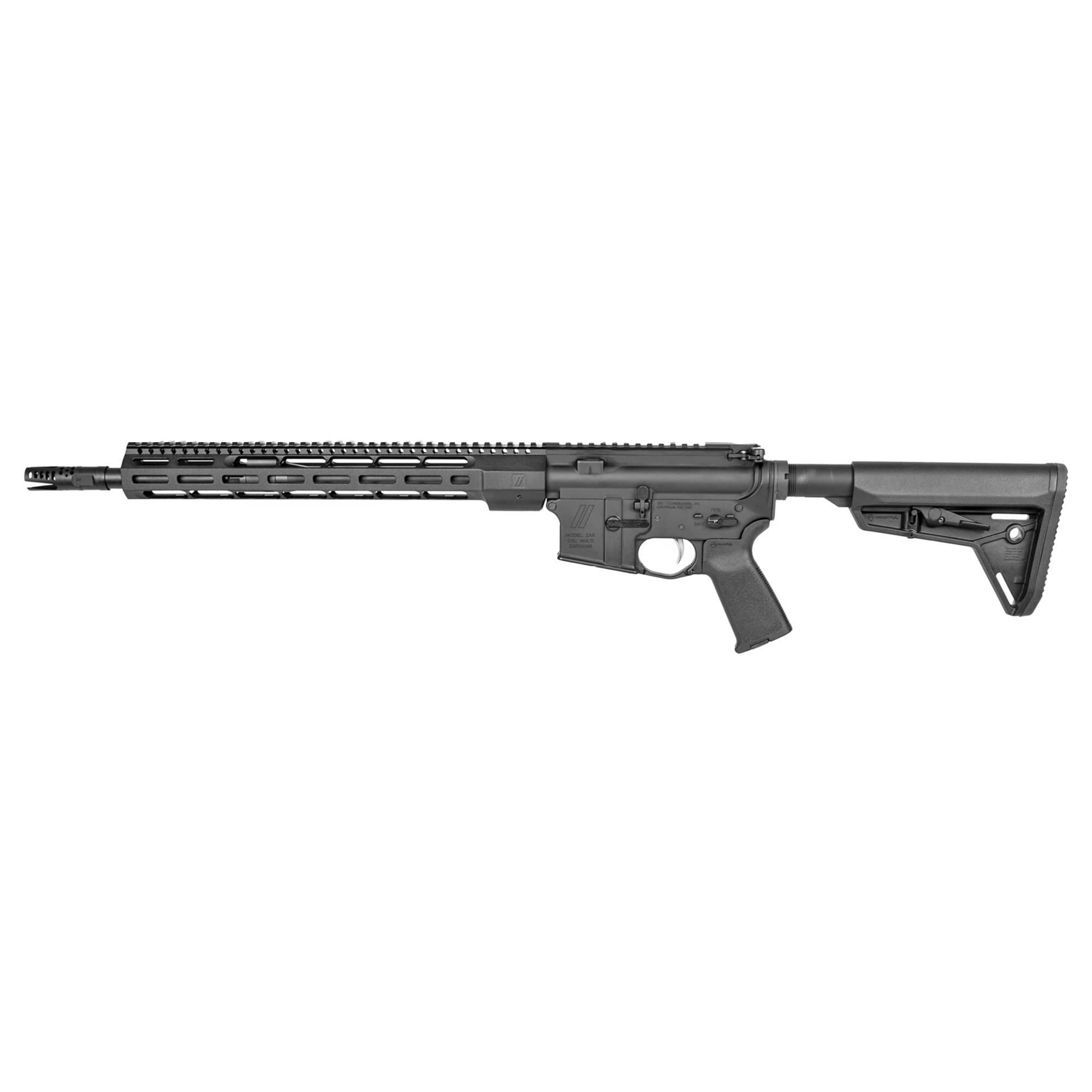 ZEV Core Duty 5.56 NATO 16” 30+1 Black Hard Coat Anodized Black Adjustable Magpul SL-S Stock Black Magpul MOE Grip Right Hand