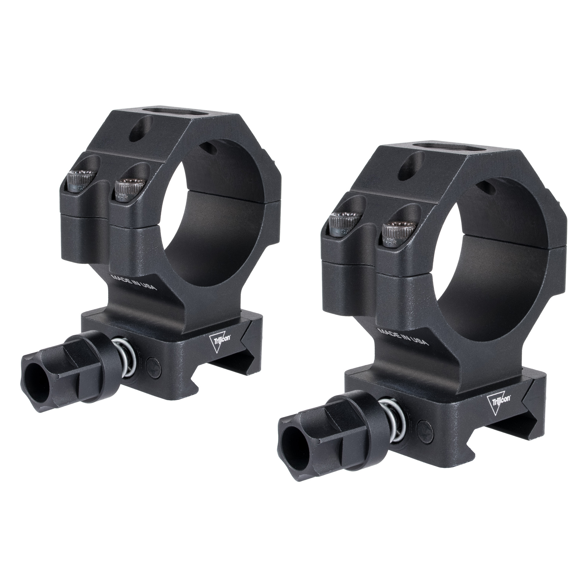Trijicon AC22074 Scope Rings with Q-LOC Technology Matte Black 35mm High