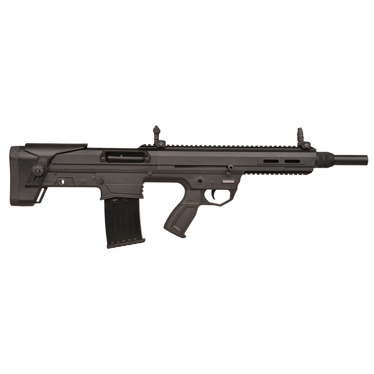Gforce Arms GFBP12NS GFBP 12 Gauge Semi-Auto 3” 5+1 18.50” Black Black Picatinny Rail Aluminum Receiver, Black Bullpup w/Pistol Grip, Aluminum Stock, Black Rubber Grip