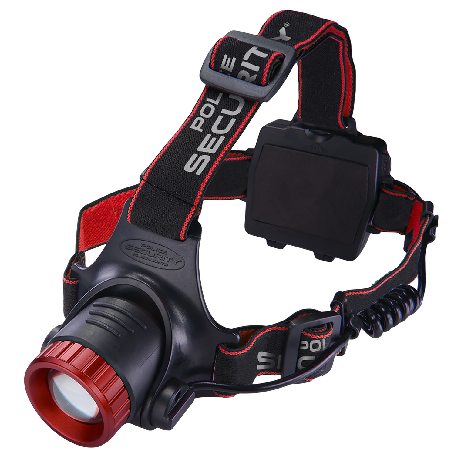 Lb Marketing 98070 Lookout Headlamp Black/Red 300/1000 Lumens 60/180 Meters Beam Distance