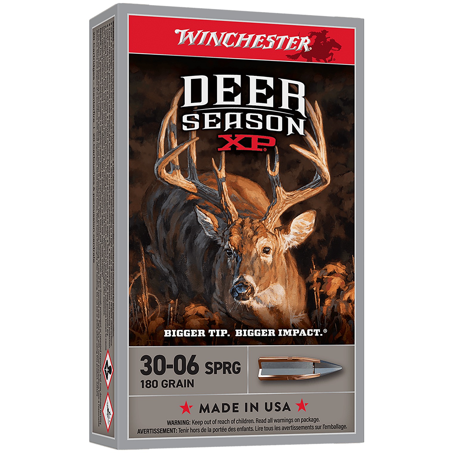 Winchester Ammo X3006DS2 Deer Season XP 30-06Springfield 180gr 20 Per Box/10 Case