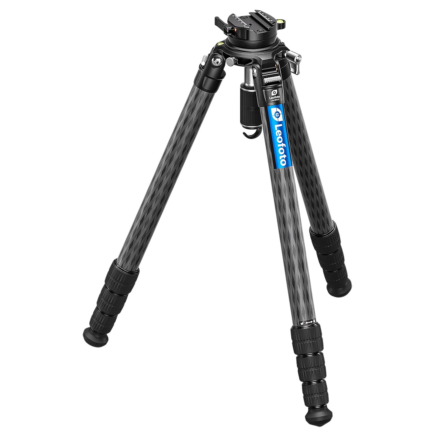 Leofoto Usa LM-364CX+YB-75LRC Carbon Fiber Tripod Black