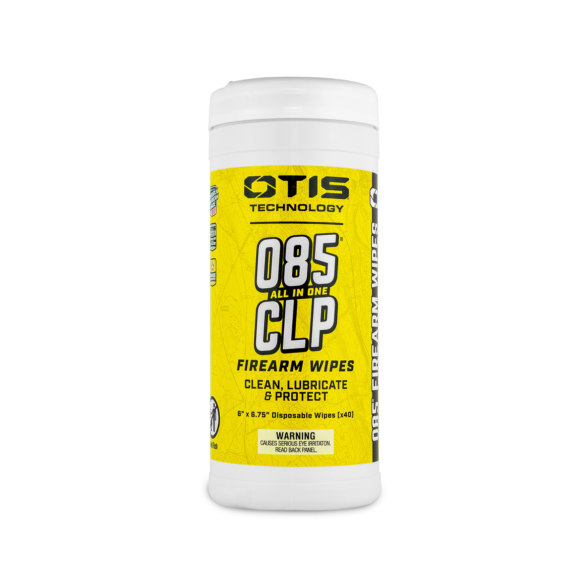Otis IP40C085 O85 CLP Cleans, Lubricates, Prevents Rust & Corrosion Wipes 40 Count