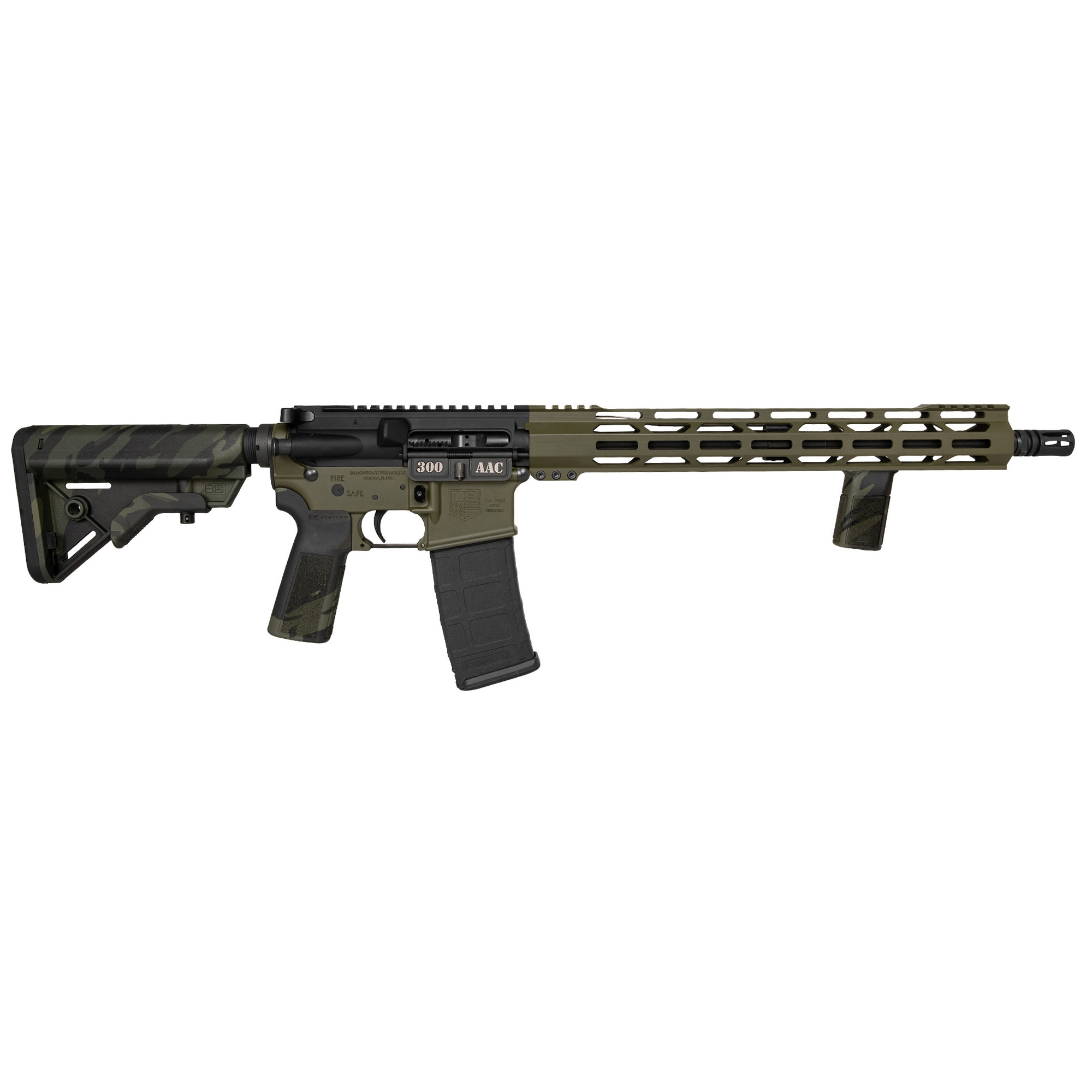 DBF DB15 300BLK 16” 30RD OD/MCB