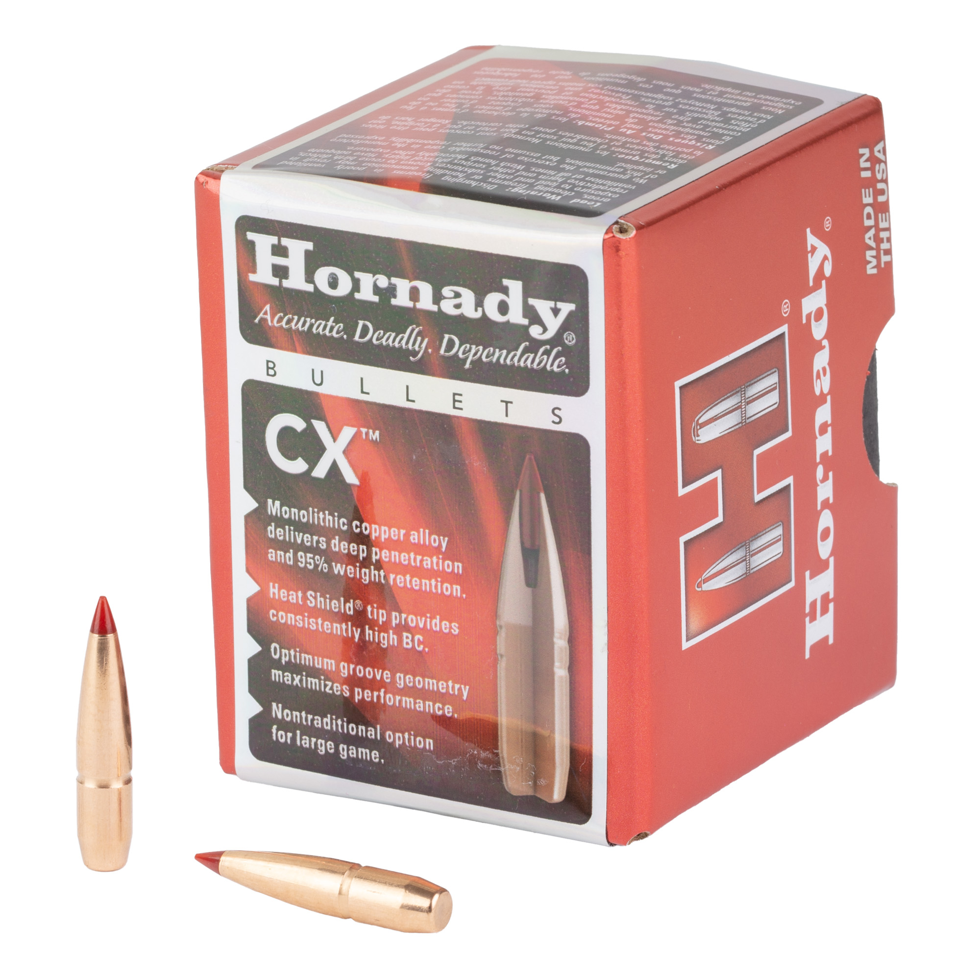 Hornady 22765 CX 25Cal 65gr 50 Per Box/40Case